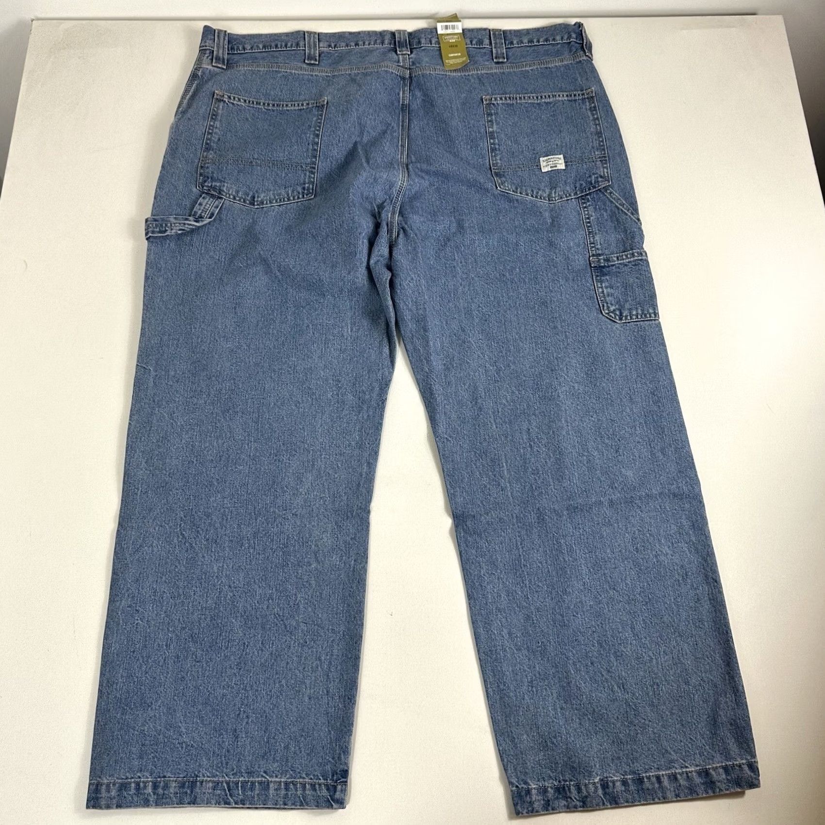 Levi's Levi's Signature Carpenter Jeans Mens 48 x 30 Denim Regular Size 48 Blue Denim Work Jeans Mens Size US 32 / EU 48 - 2 Thumbnail