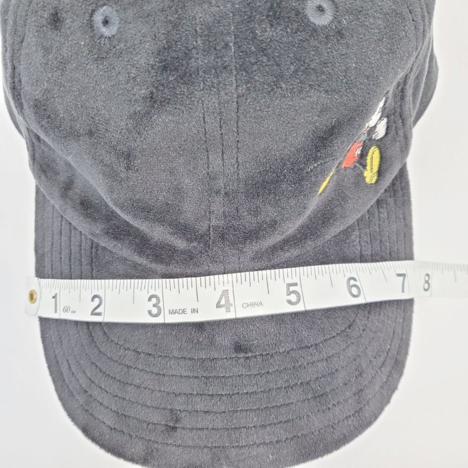 Disney Disney Park Black Mickey Mouse Velour Embordered Dad Hat Cap Size ONE SIZE - 10 Thumbnail