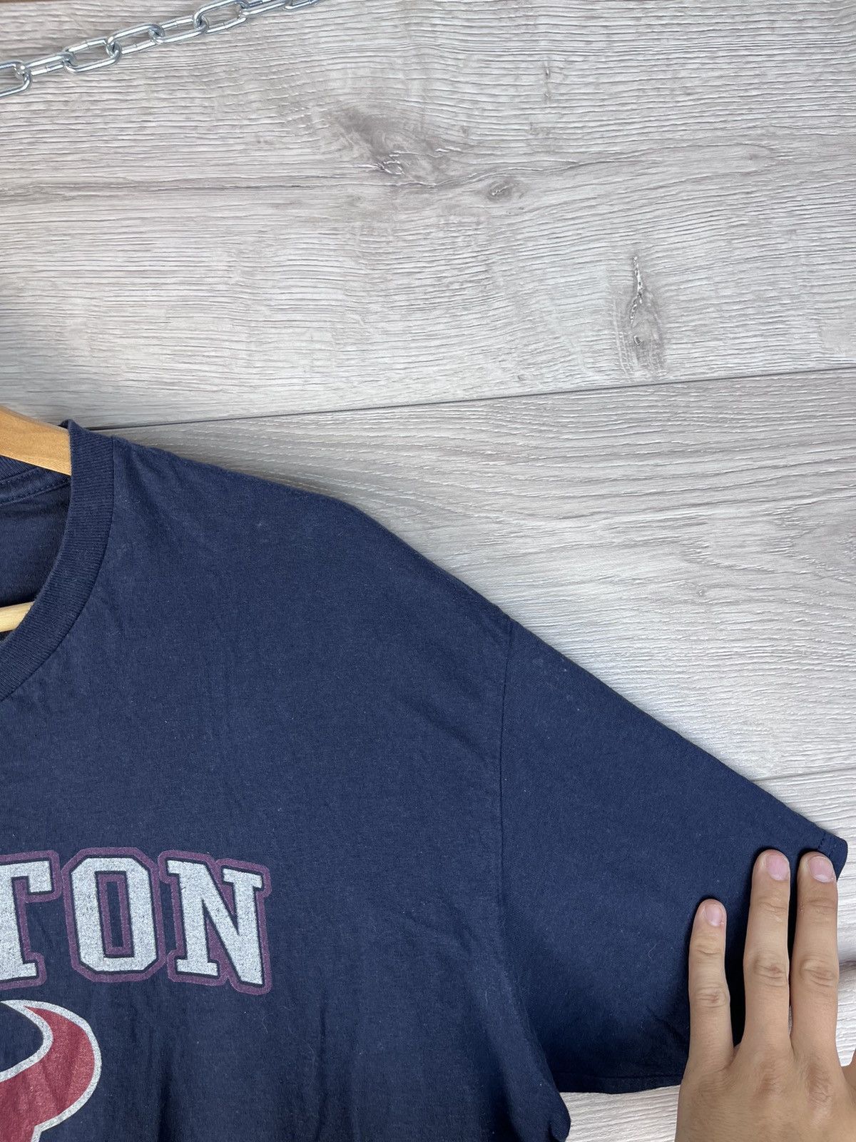 Fruit Of The Loom Vintage men’s merch t-shirt Houston Texans Football size xxl Size US XXL / EU 58 / 5 - 11 Thumbnail