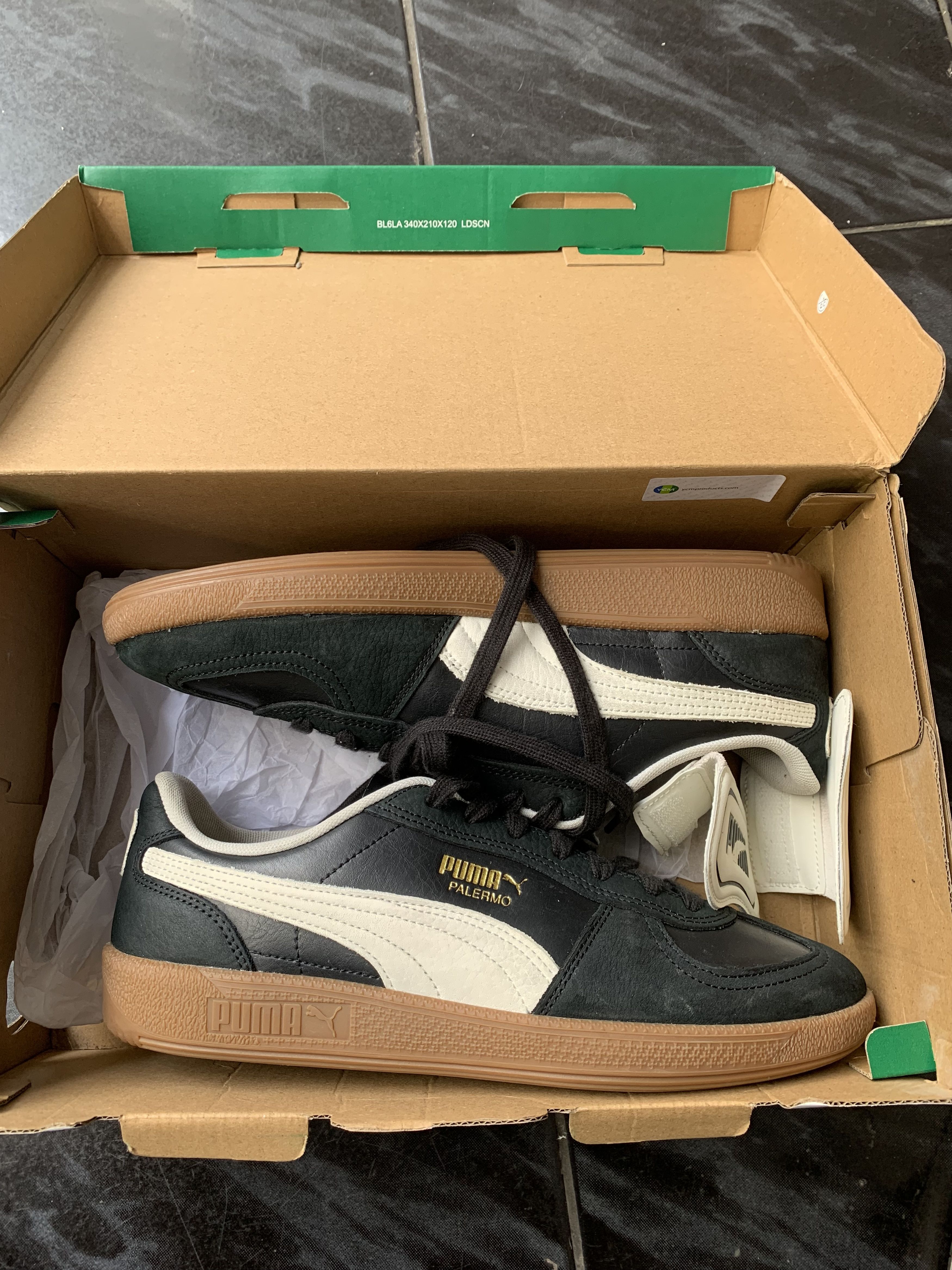 Puma Puma Palermo Black Gum Sole Size US 10 / EU 43 - 2 Thumbnail