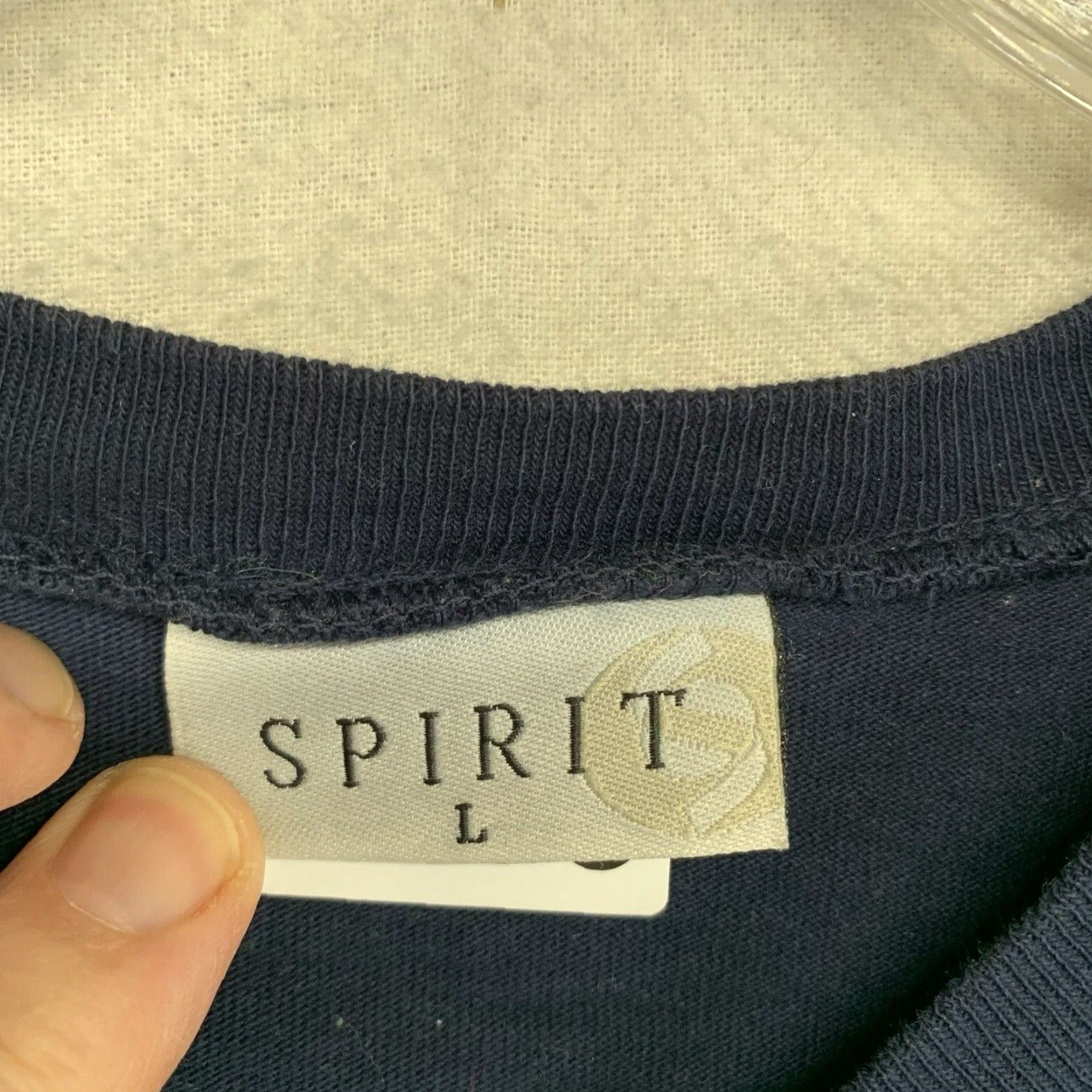 ESPIRIT VINTAGE Spirit Oregon Anchored Long Sleeve Shirt Women's Large Navy Blue Size L / US 10 / IT 46 - 5 Thumbnail