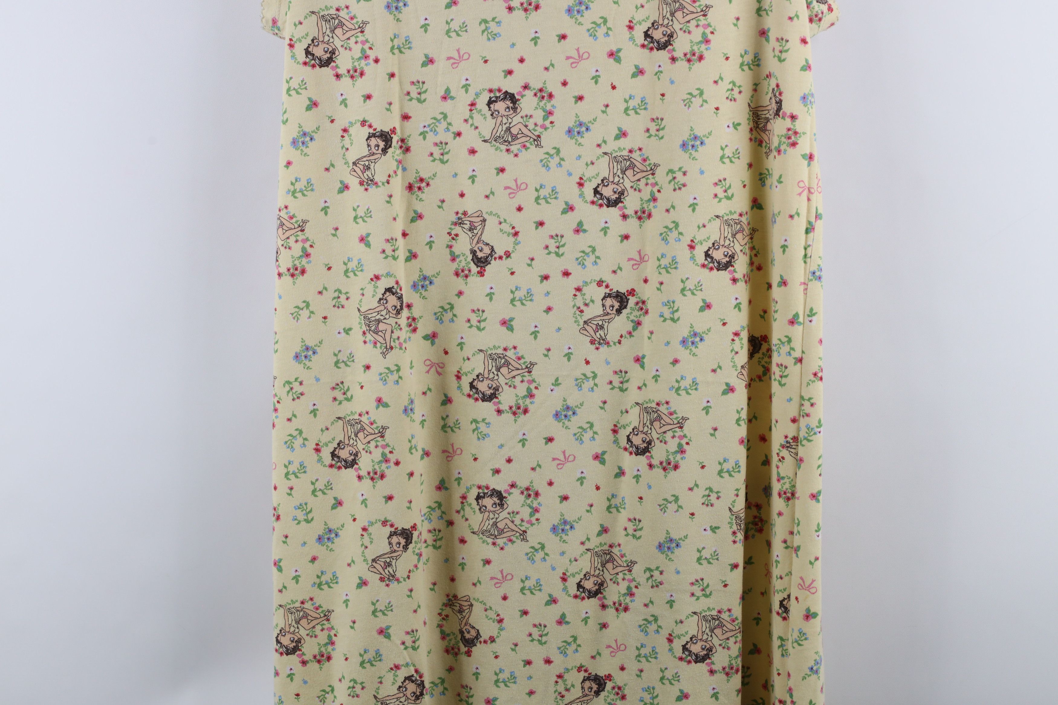 Vintage Vintage Betty Boop Womens Medium Flower Heart All Over Print Size M / US 6-8 / IT 42-44 - 14 Thumbnail