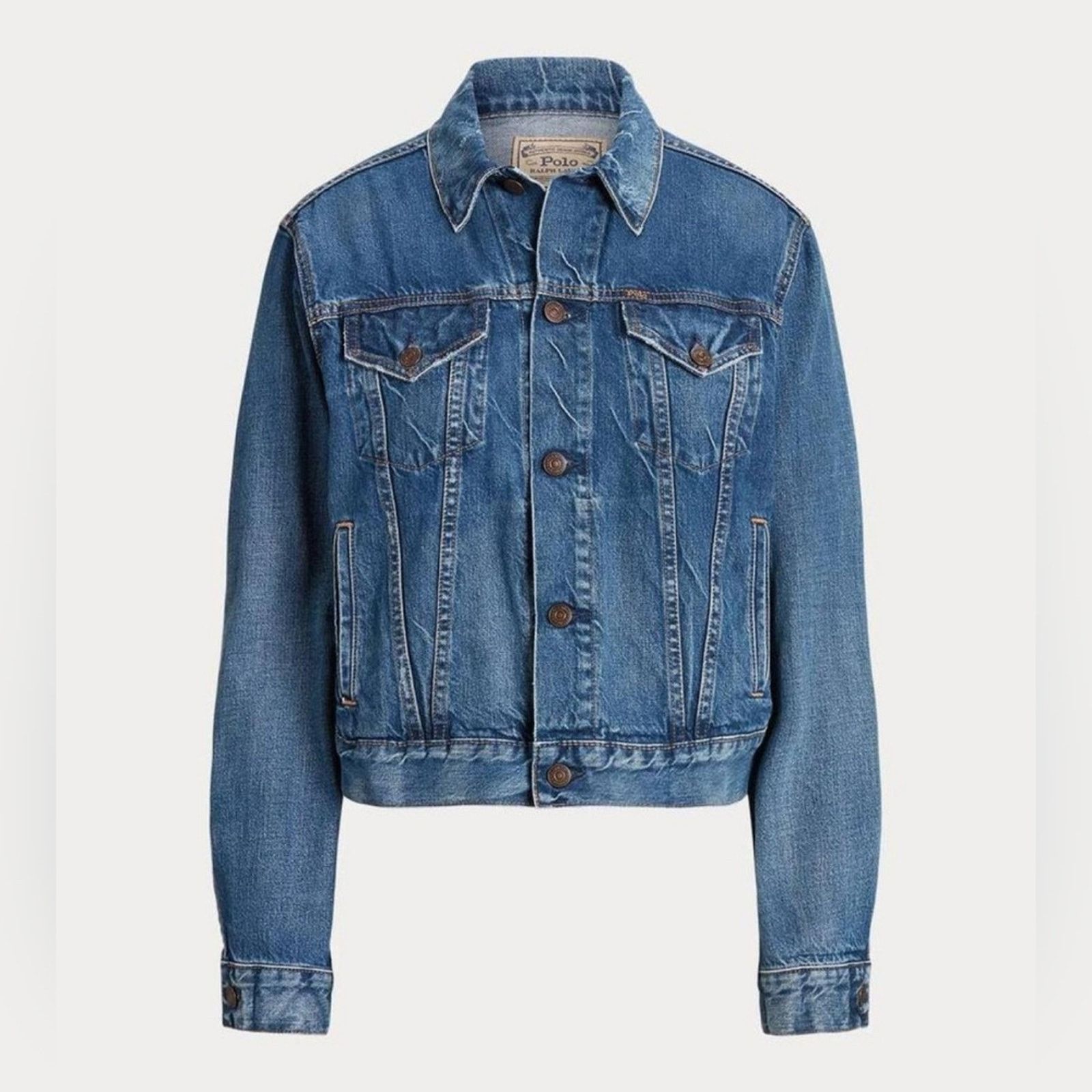 Polo Ralph Lauren Ralph Lauren Polo Denim Trucker Jacket In Meuse Wash XS Size XS / US 0-2 / IT 36-38 - 1 Thumbnail
