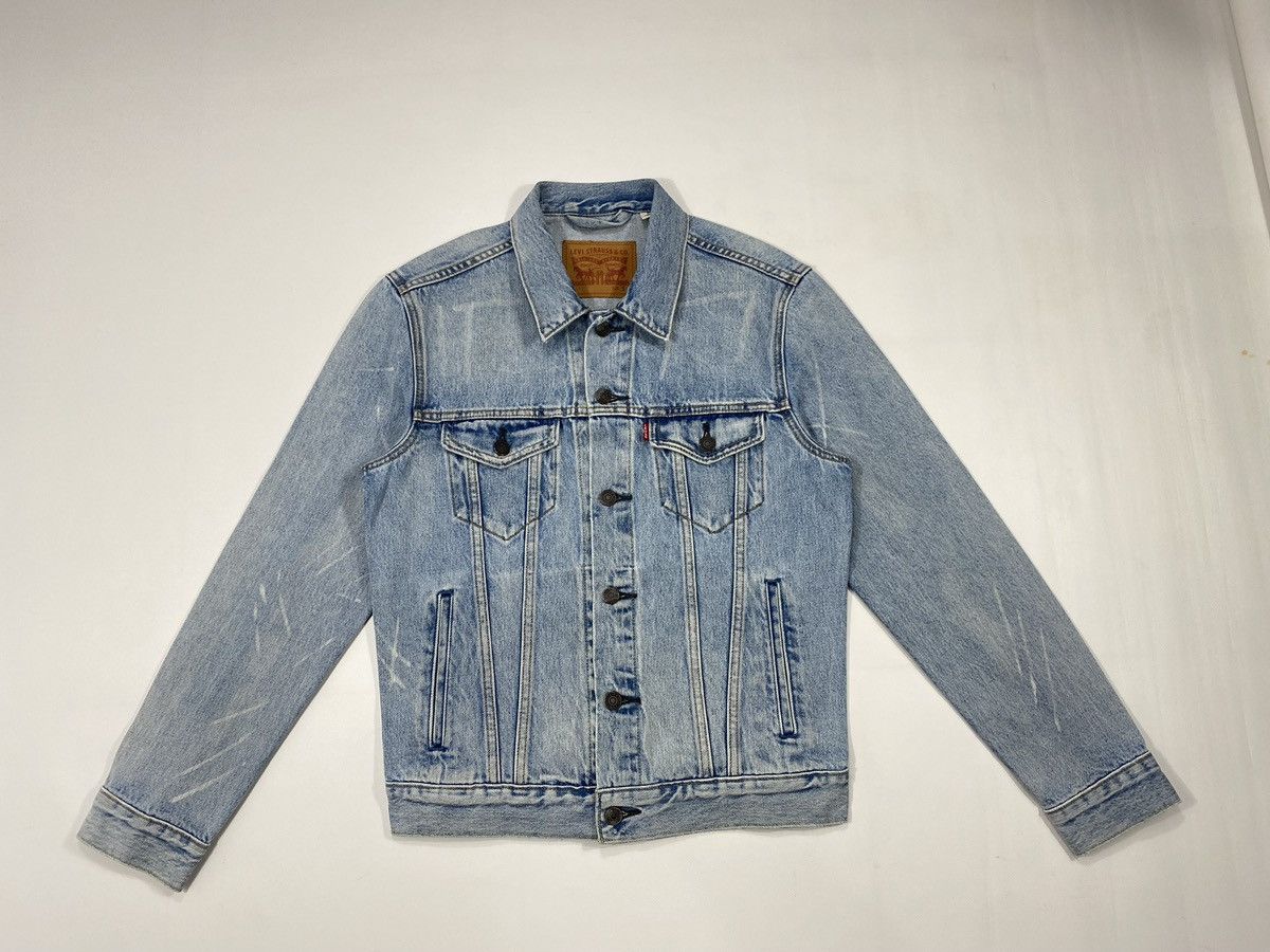 Levi's 🔥LASTDROP🔥 Levis Light Blue Washed Denim Trucker Jacket Size US S / EU 44-46 / 1 - 16 Thumbnail