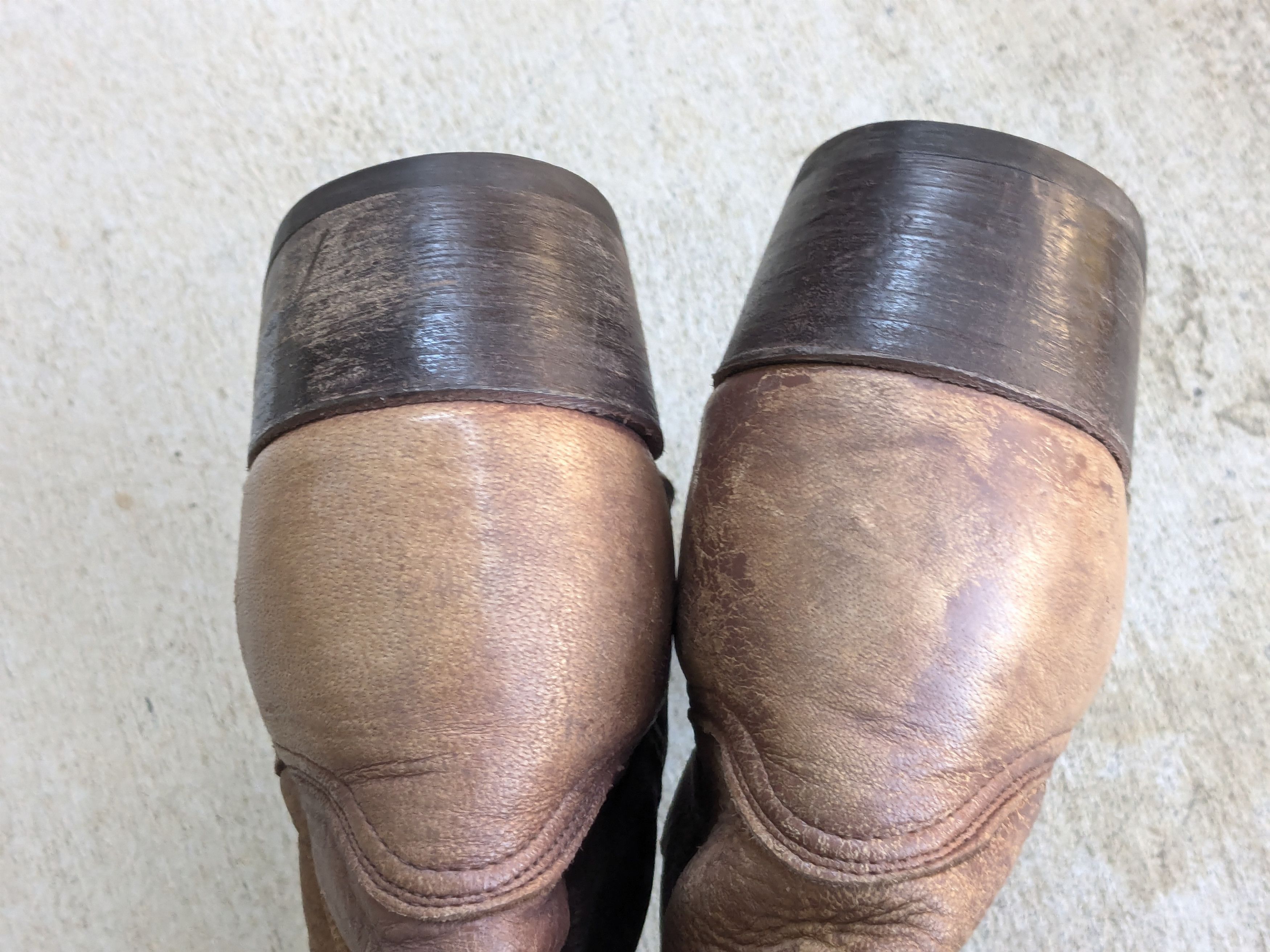 Genuine Leather × Vintage Abilene Cowboy Boots Brown Suede 11.5 D Americana Size US 11.5 / EU 44-45 - 9 Thumbnail