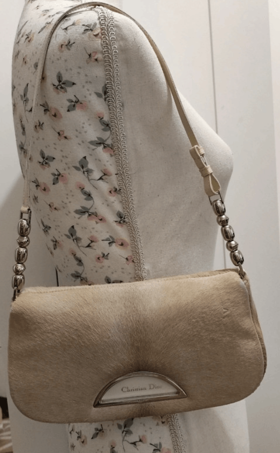 Christian Dior Monsieur × Dior Dior Bag Malice Saddle Shoulder Hodo Fur Leather 90s EX0031 Size ONE SIZE - 17 Thumbnail