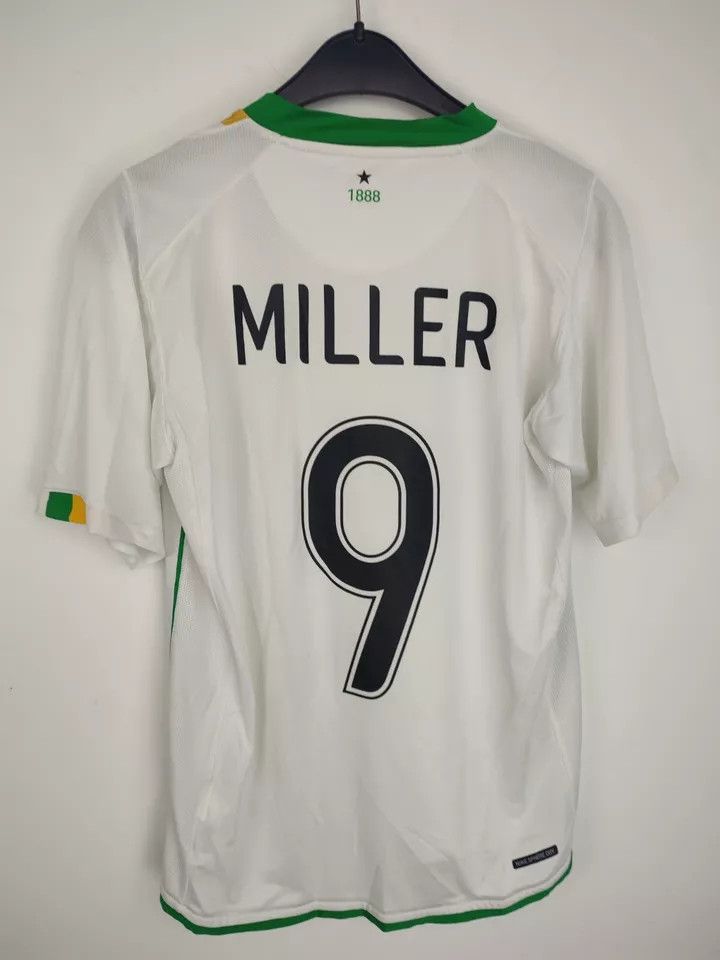 Nike Celtic 2007-08 Third #9 Miller FOOTBALL Kit SHIRT SOCCER Size US S / EU 44-46 / 1 - 14 Thumbnail