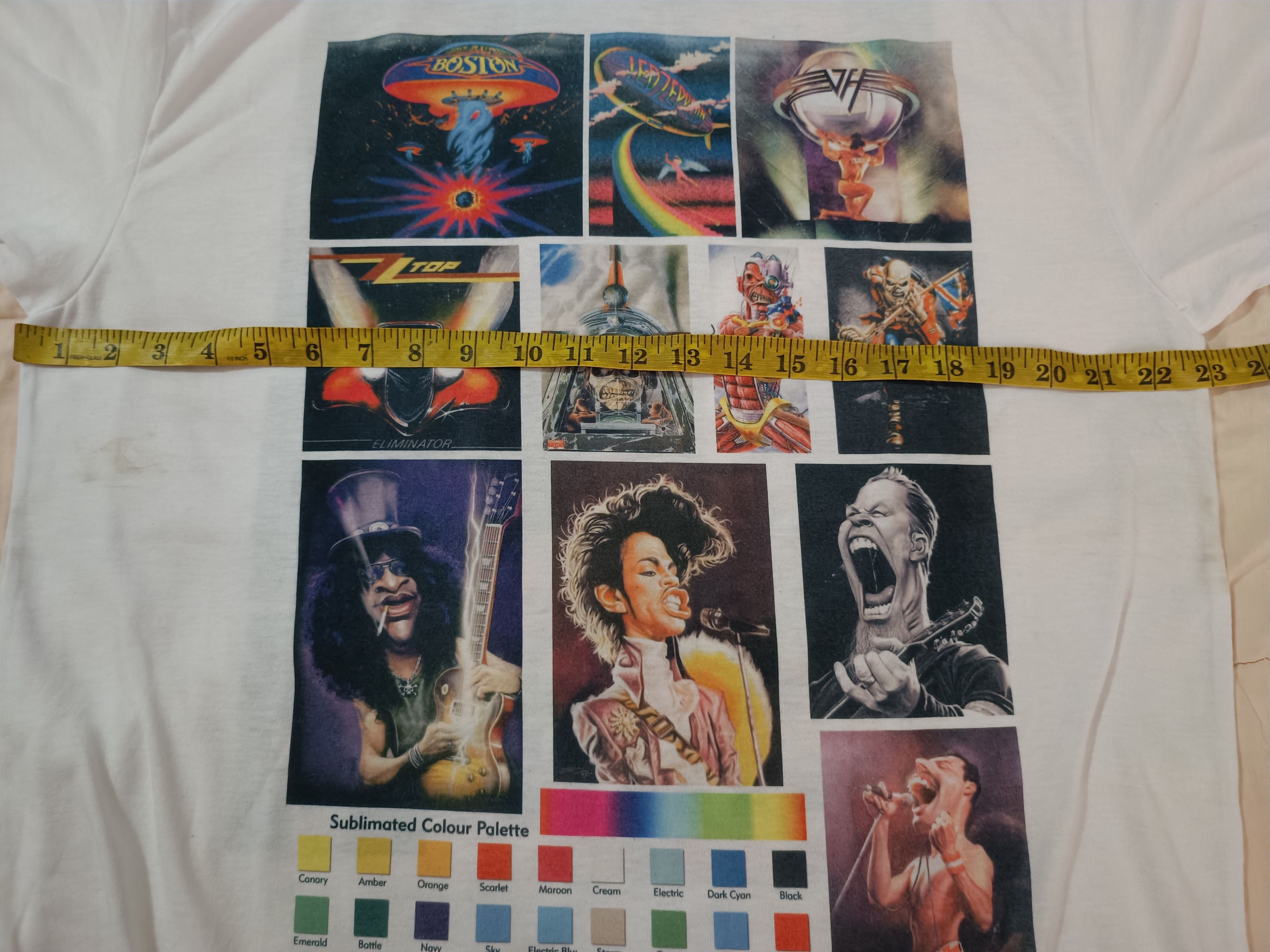 Band Tees Top Bands 100% Polyester T Shirt Size US L / EU 52-54 / 3 - 6 Thumbnail