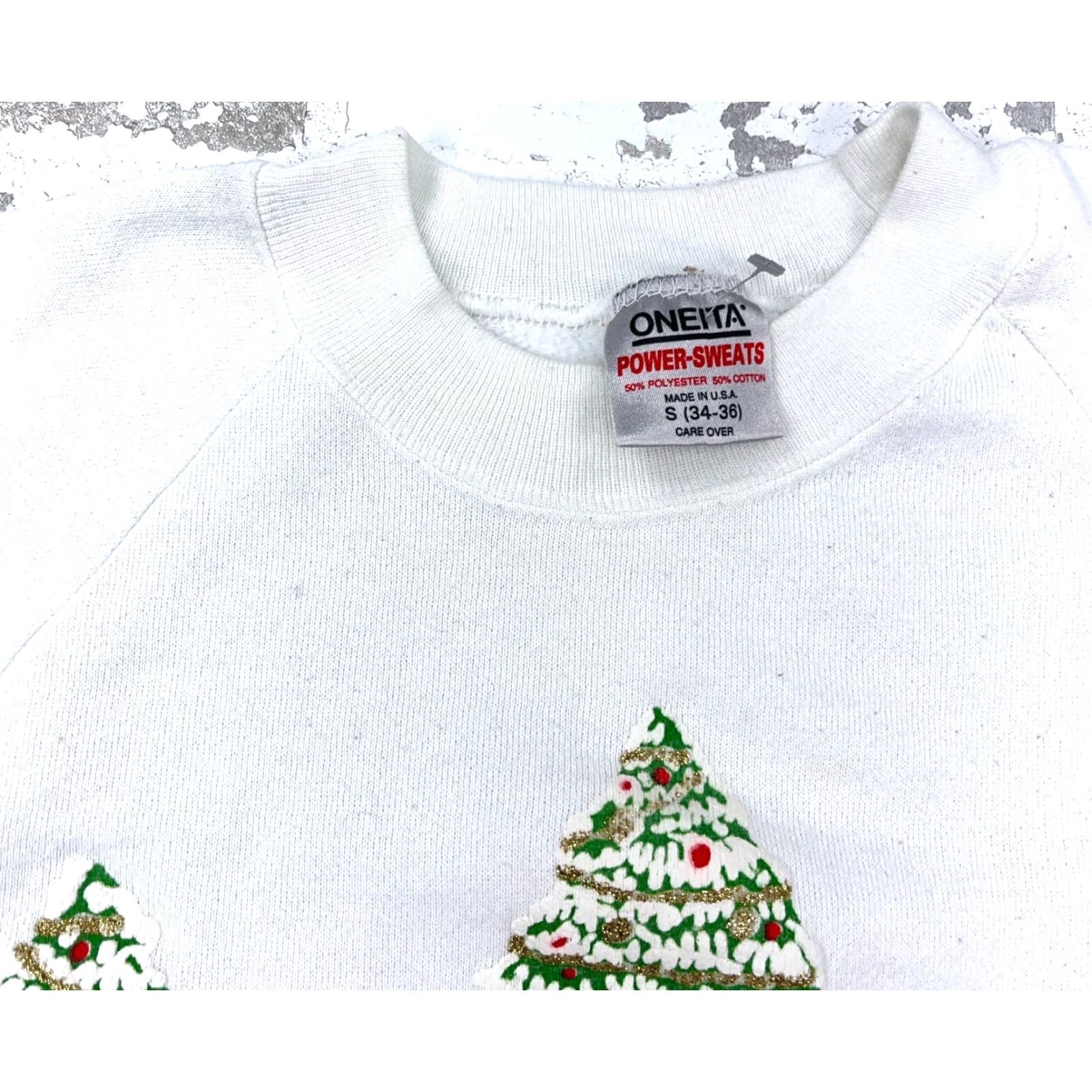 Vintage VINTAGE Oneita Christmas Sweater Crew Neck Women S White 90s 80s USA Snowman Pullover Sweatshirt Knit Size S / US 4 / IT 40 - 7 Thumbnail