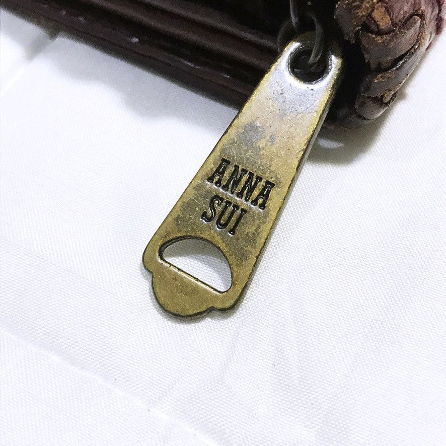 Japanese Brand Anna Sui– Vintage Leather Wallet Size ONE SIZE - 4 Thumbnail