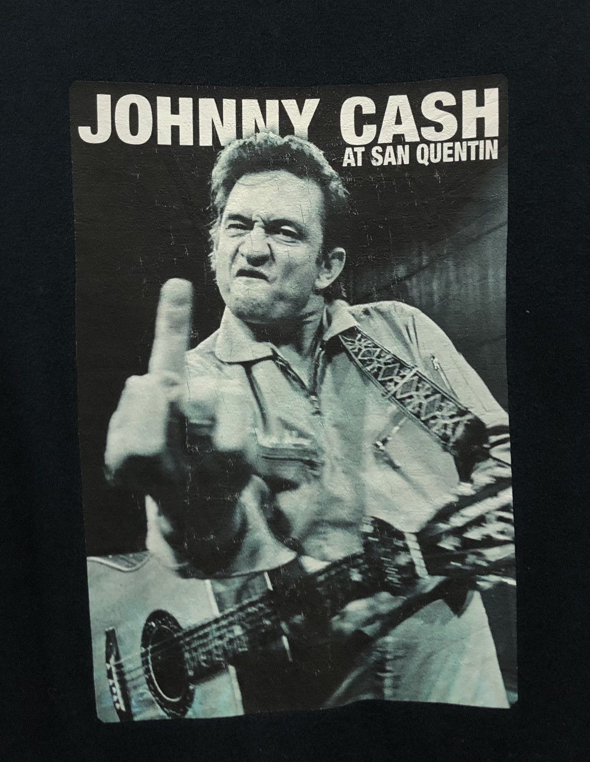 Band Tees Vintage Johnny Cash At San Quentin T-Shirt Size US XL / EU 56 / 4 - 3 Thumbnail