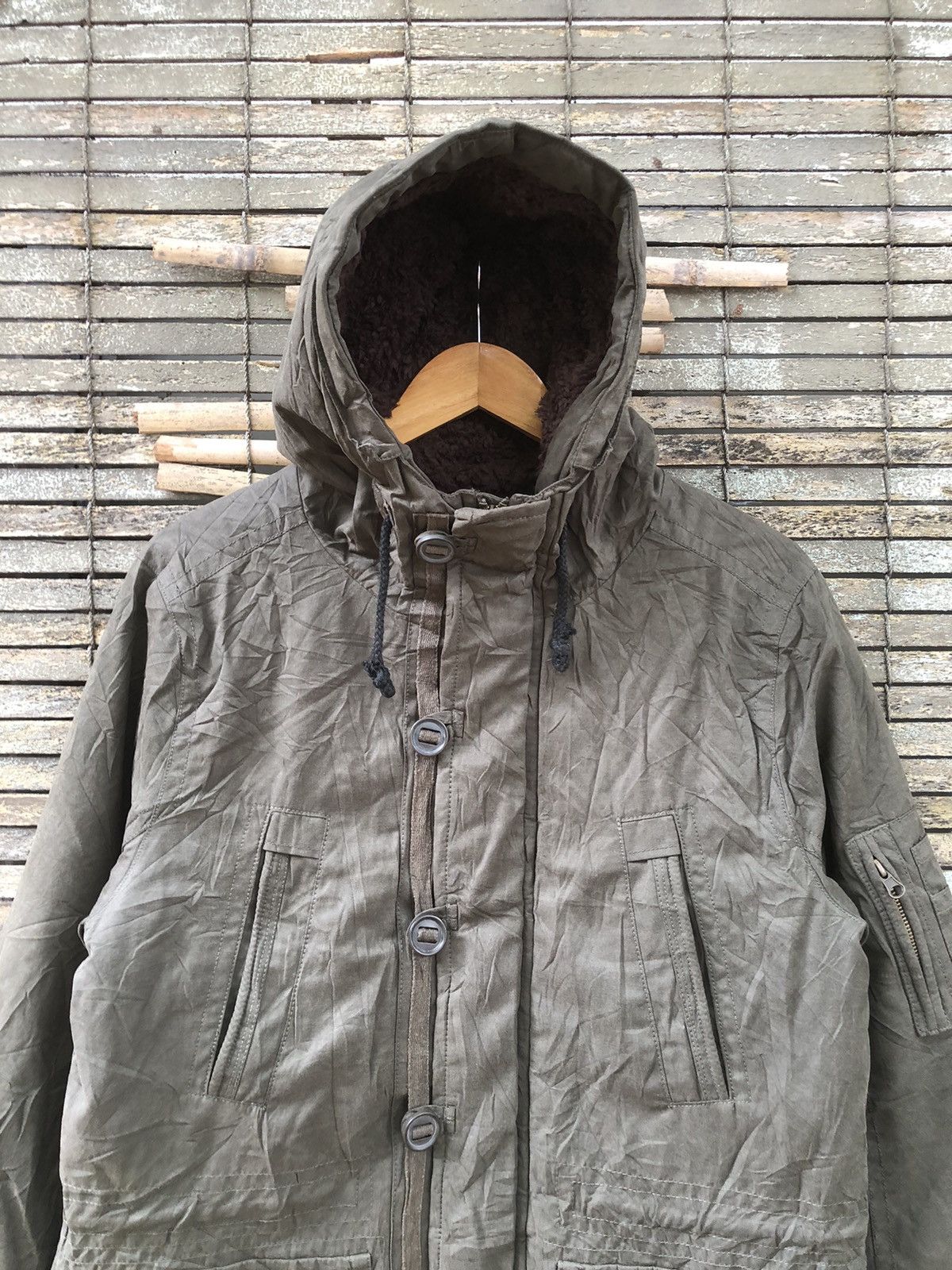 Belstaff × Japanese Brand × Vintage Vintage Japanese Brands Create Barefoot Military Jacket Size US L / EU 52-54 / 3 - 2 Thumbnail