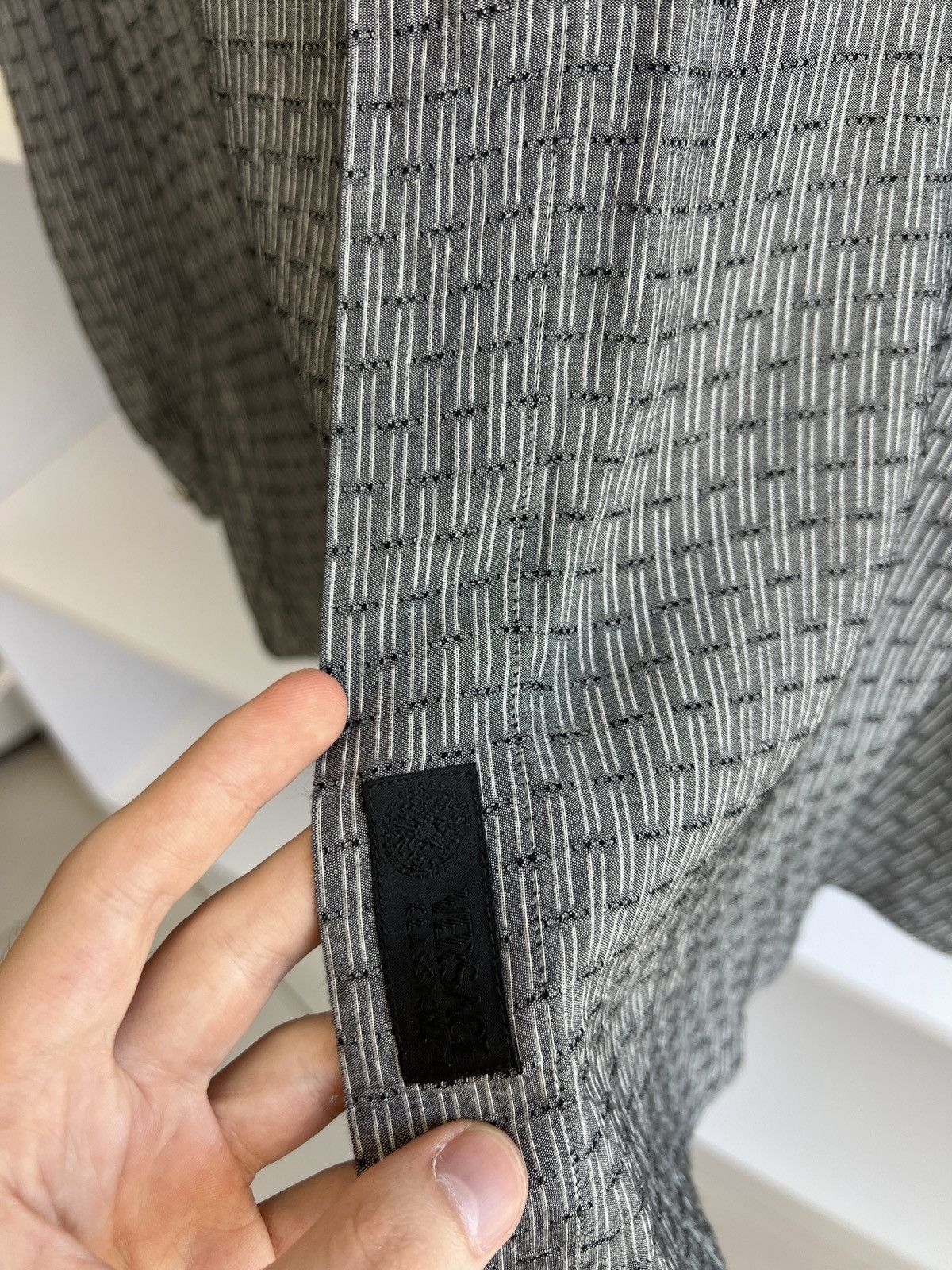 Versace × Vintage Vintage Versace V2 Luxury Button up Shirt Size US L / EU 52-54 / 3 - 9 Thumbnail
