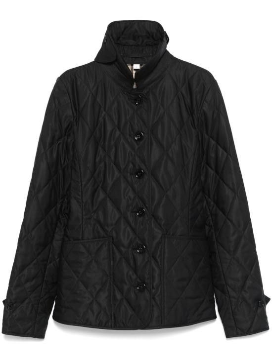 Burberry BURBERRY Women Jackets 8100657 A1189 Black Size L / US 10 / IT 46 - 1 Thumbnail