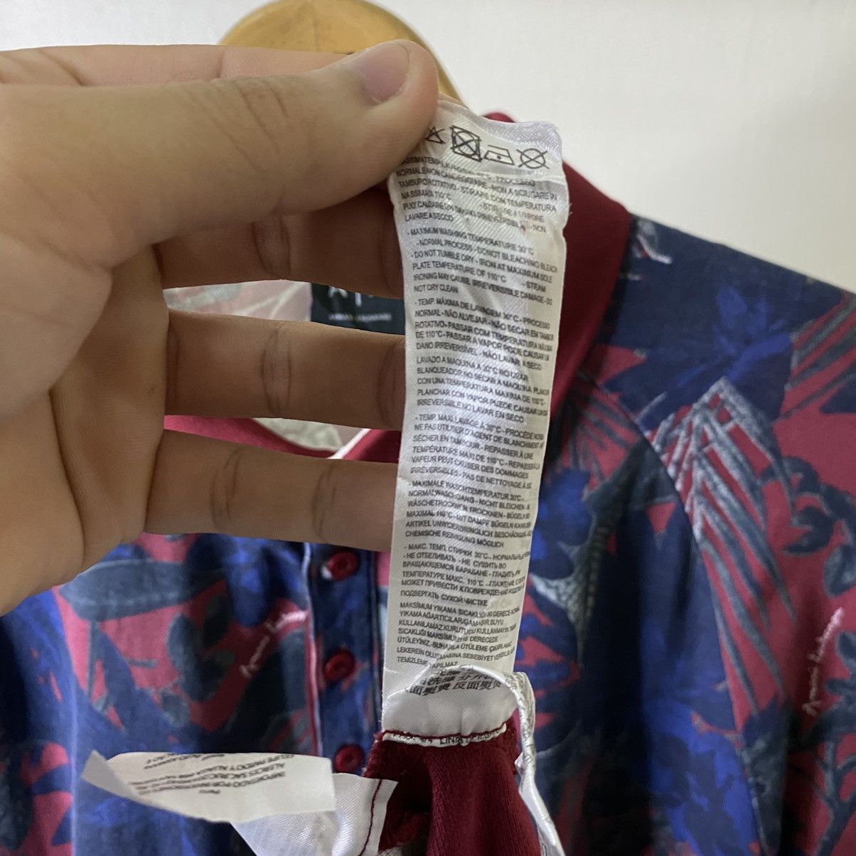 Armani Exchange Armani Exchange Floral AOP Polo Tee Size US XL / EU 56 / 4 - 8 Thumbnail