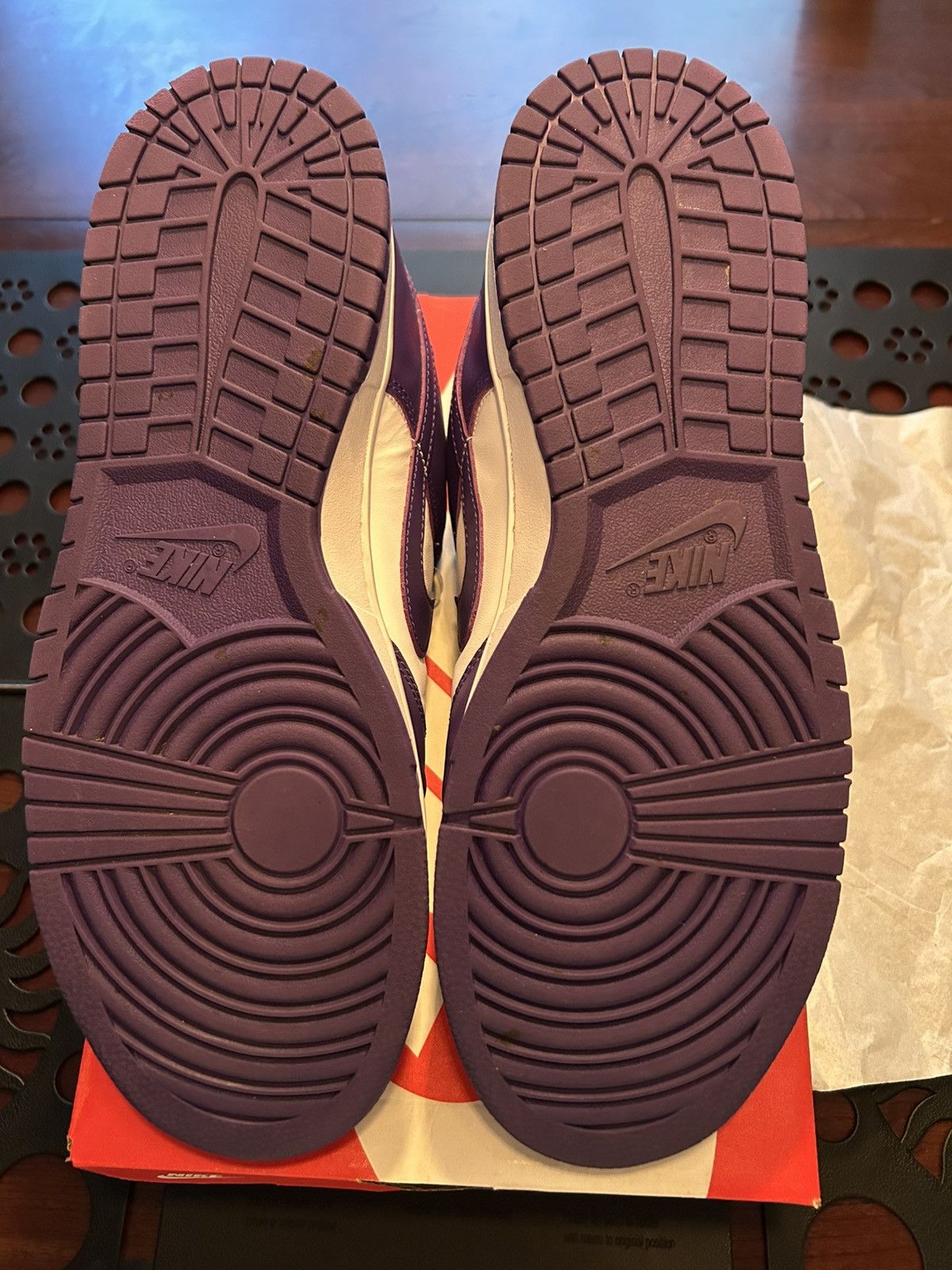 Nike nike dunk low championship court purple Size US 12 / EU 45 - 5 Thumbnail