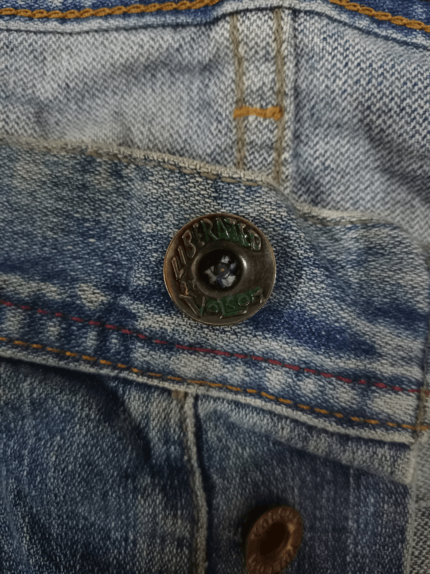 Volcom Vintage VLCM 06 Liberated Volcom Curved Baggy Jeans Size US 34 / EU 50 - 3 Thumbnail
