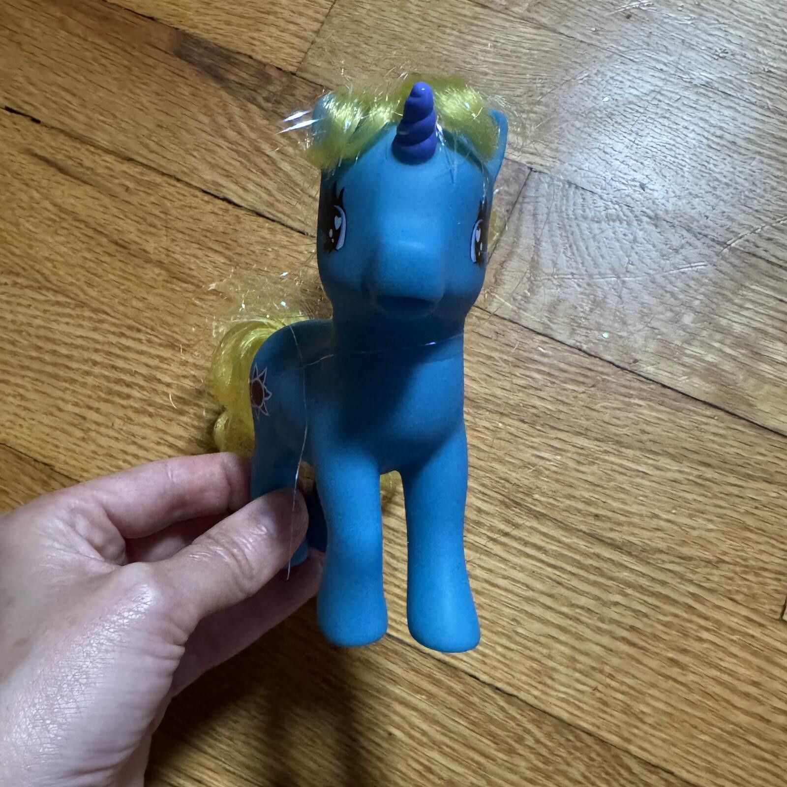 Other Vintage Blue Unicorn Toy with Yellow Hair Size ONE SIZE - 2 Thumbnail