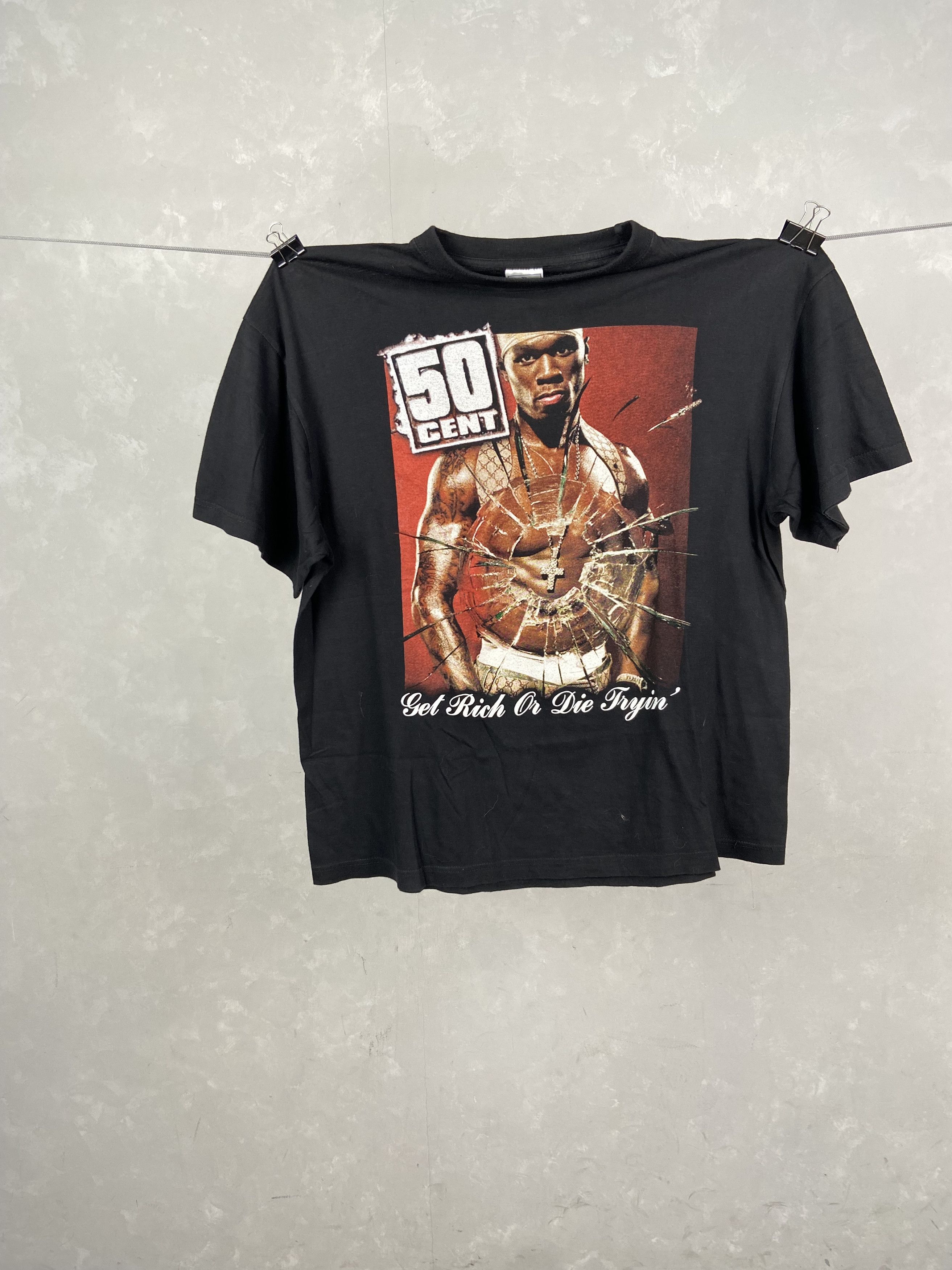 Band Tees × Rap Tees × Vintage 50 Cent Get Rich or Die Tryin Size US XL / EU 56 / 4 - 1 Thumbnail