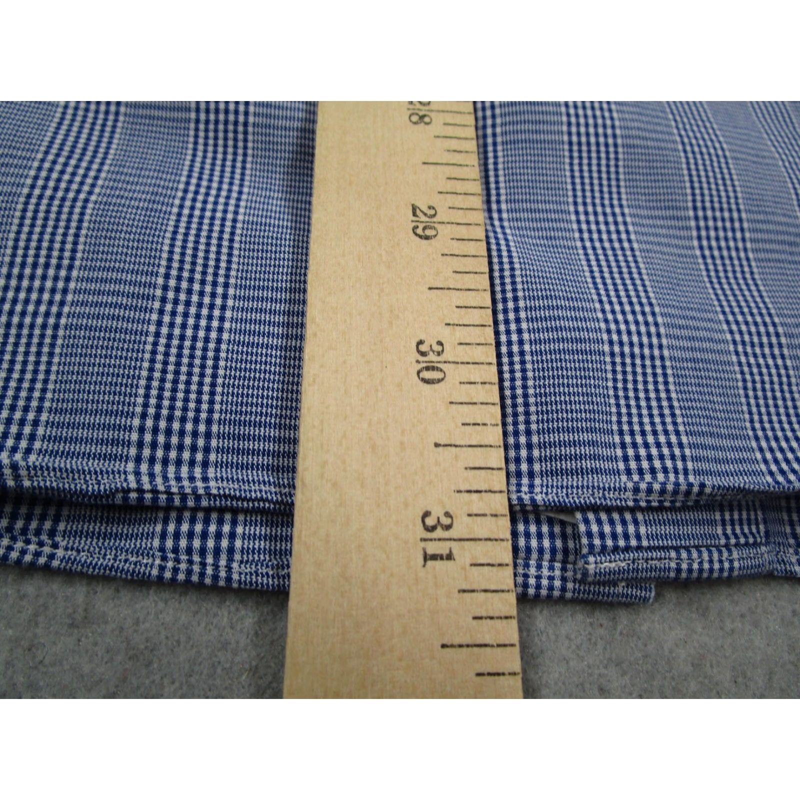 Brooks Brothers Brooks Brothers Dress Shirt Mens 16-35 Blue Non-Iron Regent Supima Cotton Check Shirt Size 34R - 7 Thumbnail