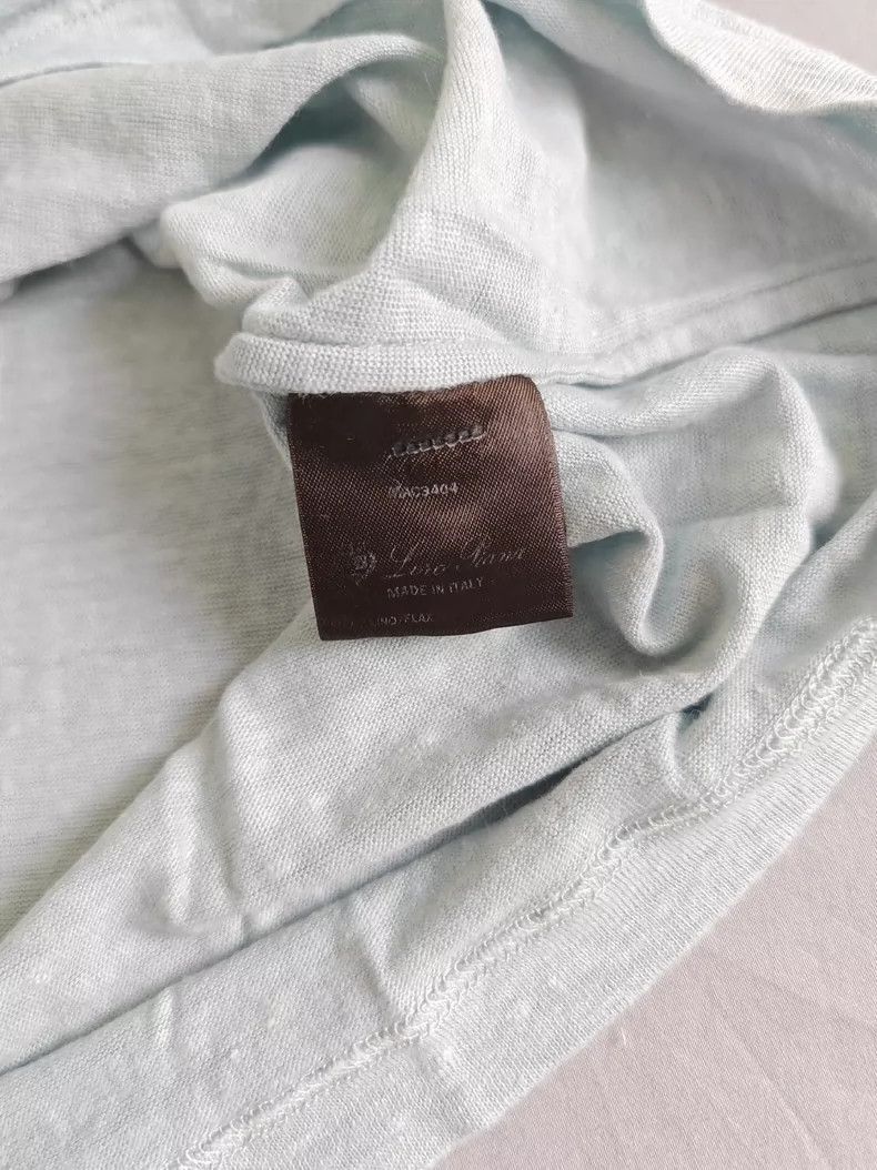 Ermenegildo Zegna Loro Piana Men's Linen Short Sleeve Polo- Size US S / EU 44-46 / 1 - 4 Thumbnail
