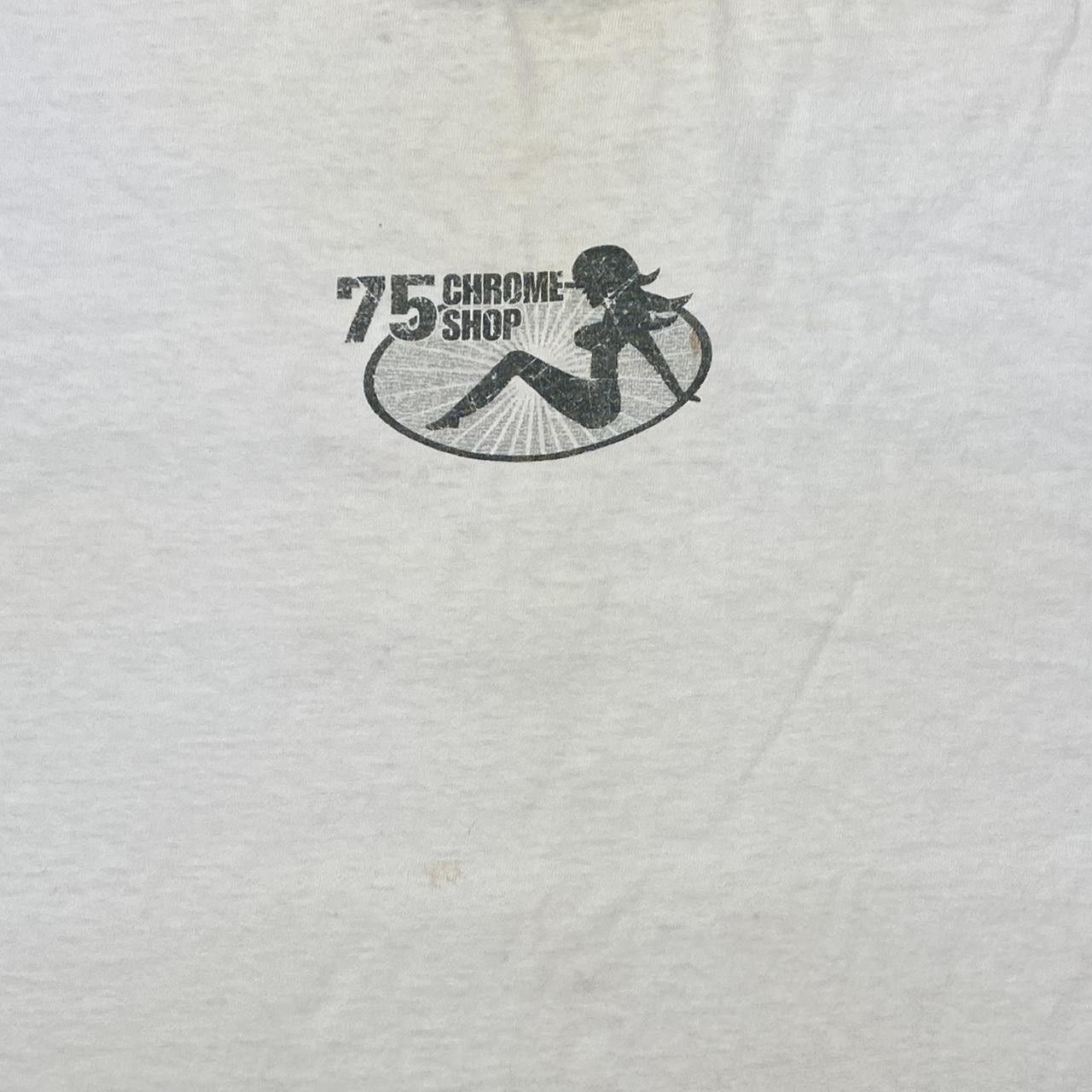 Gildan Vintage 75 Chrome Shop White Naughty Trucking Tee Size XL Size US XL / EU 56 / 4 - 3 Thumbnail