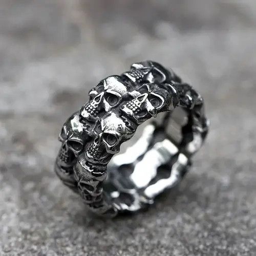 Jewelry Skull Ring Size ONE SIZE - 2 Thumbnail