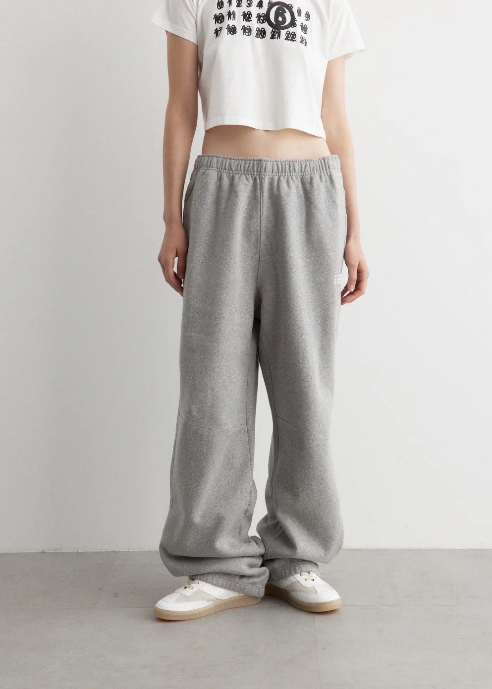 Maison Margiela !DS! SS23 Maison Margiela Numbers Grey Bonded Sweatpants Size 34" / US 12 / IT 48 - 6 Thumbnail