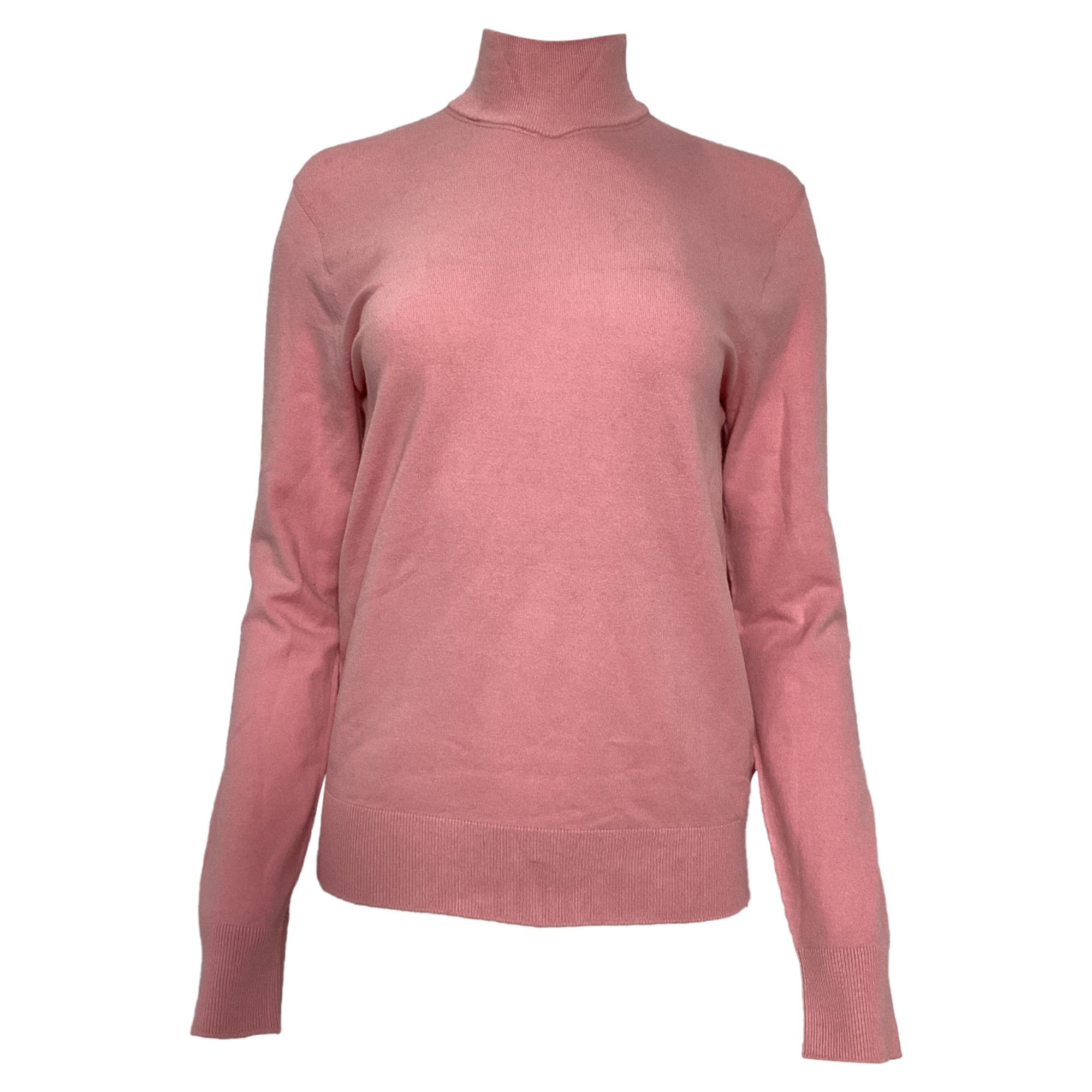 Frankie Shop The Frankie Shop Turtleneck Sweater in Pink Cotton Size XS / US 0-2 / IT 36-38 - 1 Thumbnail