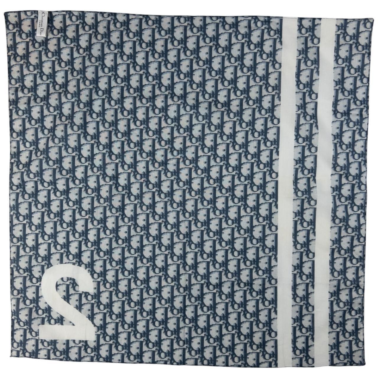 Dior Vintage Dior Monogram Number Handkerchief Size ONE SIZE - 2 Thumbnail