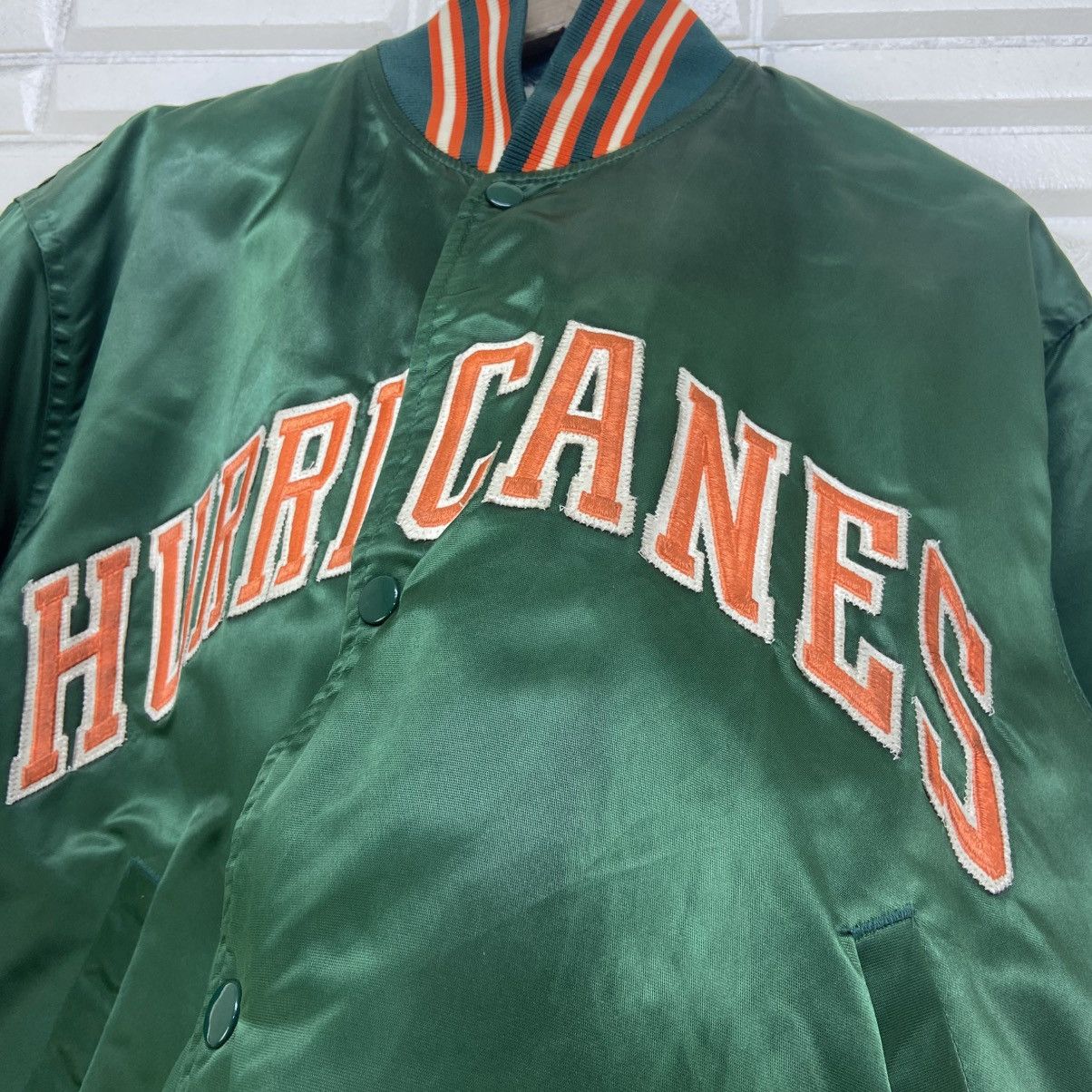 NFL Vintage NFL Hurricanes by Starter Satin Varsity Jacket Size US L / EU 52-54 / 3 - 11 Thumbnail