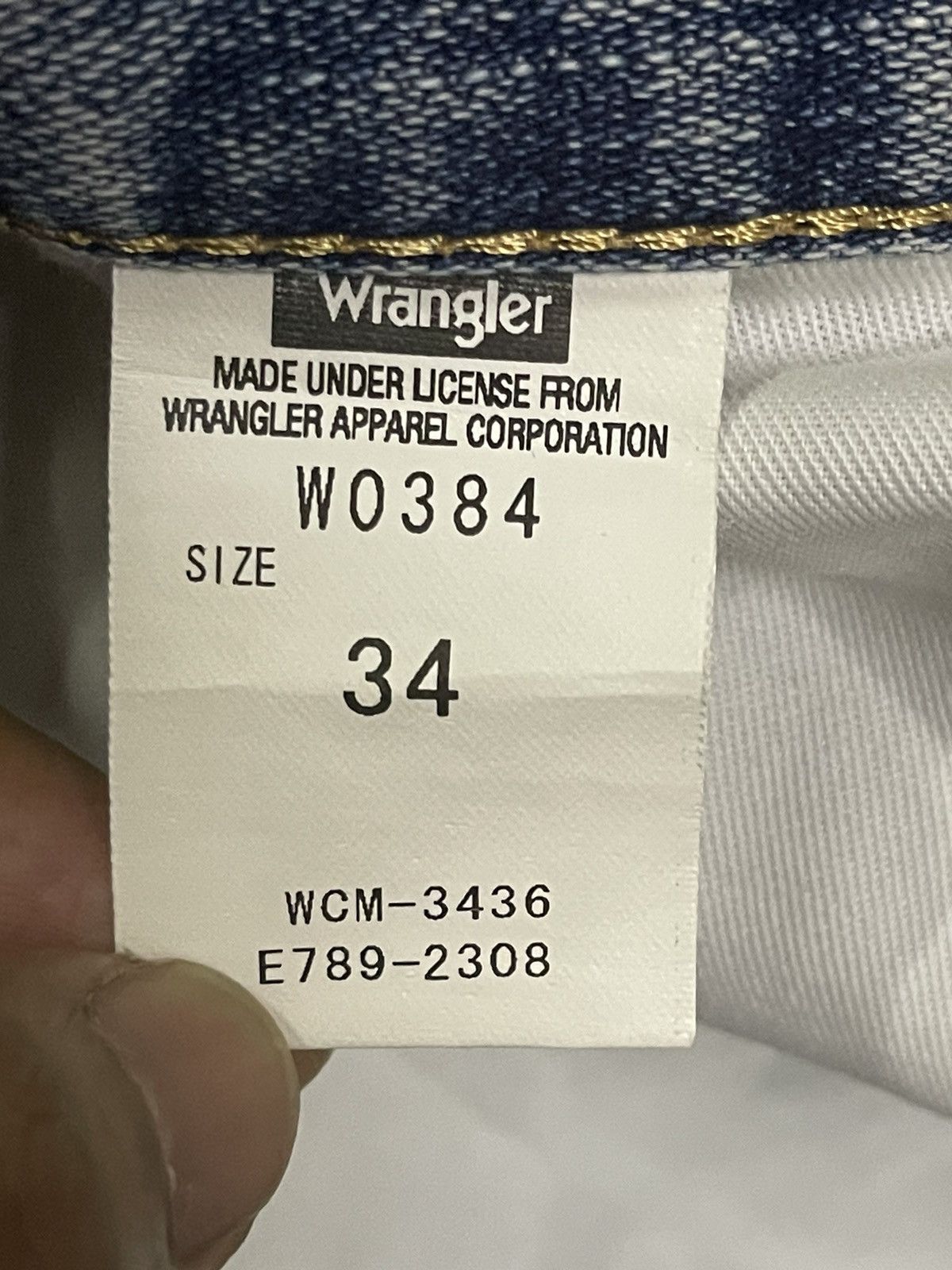 Vintage × Wrangler Vintage Wrangler Blue Wash Style Baggy Jeans Size US 34 / EU 50 - 7 Thumbnail