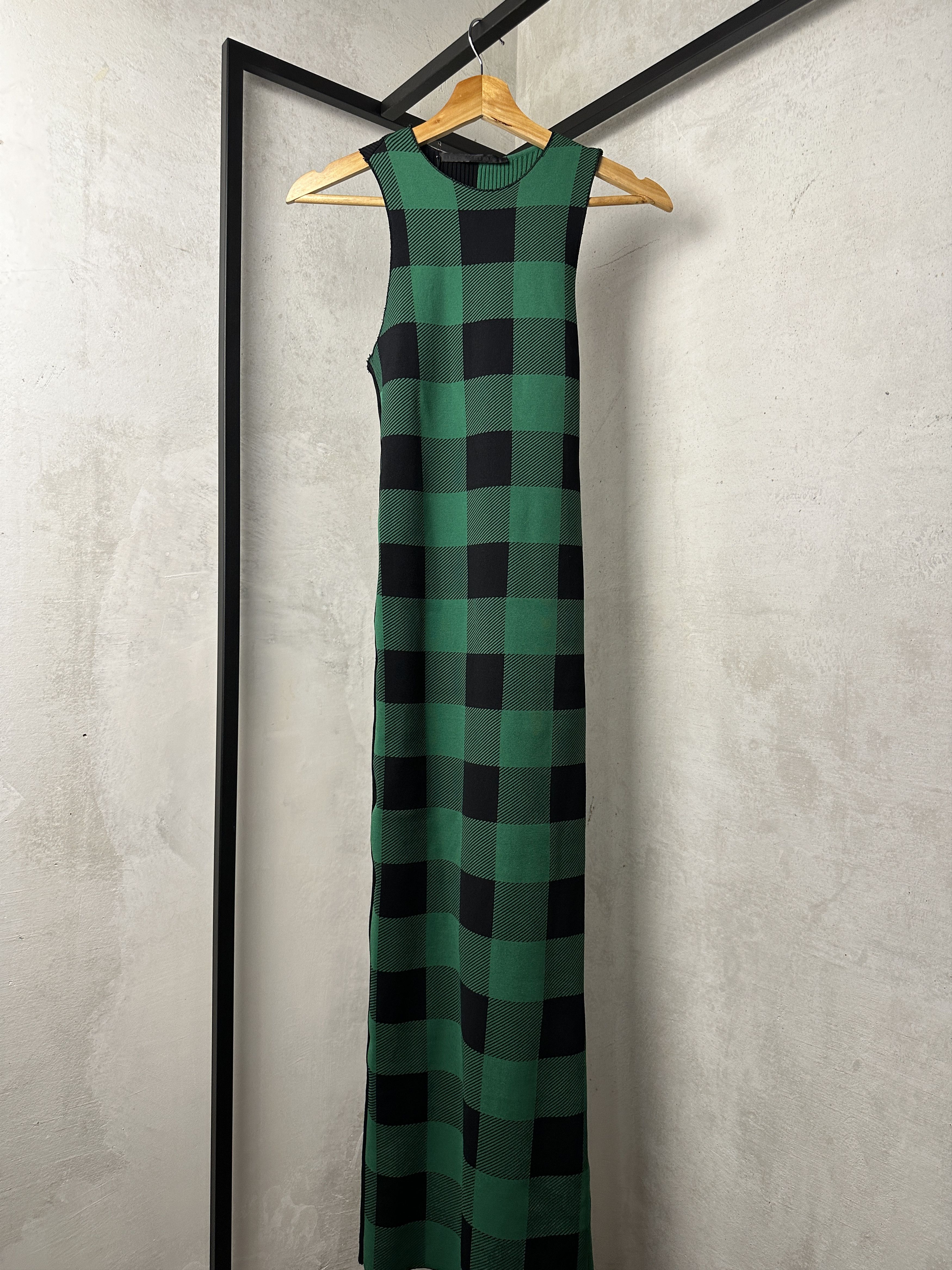 Haider Ackermann Haider Ackermann Onyx Black + Green Dress Size S / US 4 / IT 40 - 1 Thumbnail