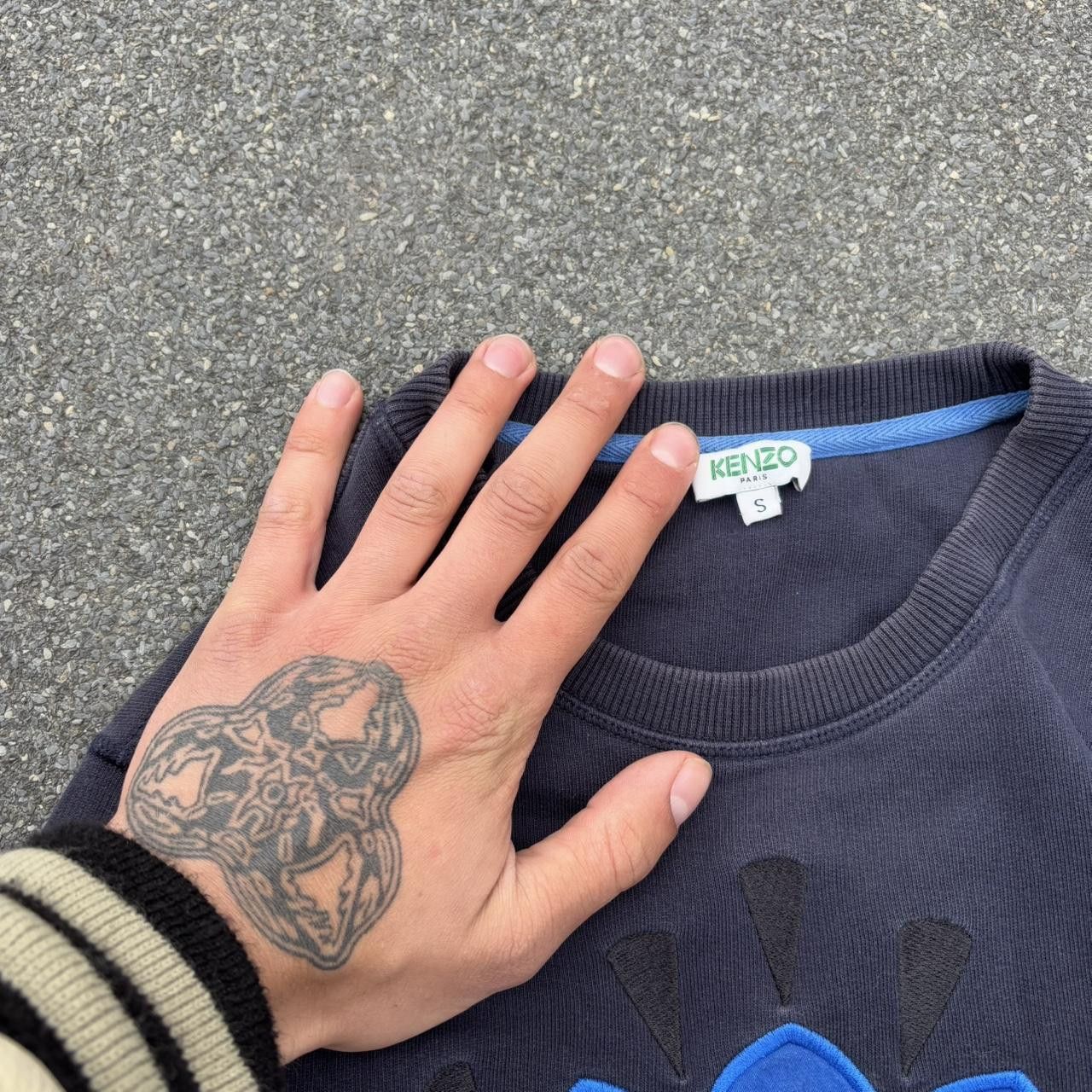 Japanese Brand × Kenzo × Vintage Vintage y2k 90s Kenzo designer eye embroidery jumper Size US S / EU 44-46 / 1 - 4 Thumbnail