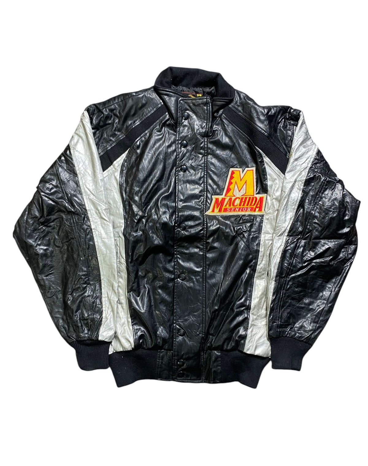 Mizuno VINTAGE BOMBER JACKET MIZUNO VICTORY STATE JASPO MACHIDA Size US XL / EU 56 / 4 - 1 Thumbnail