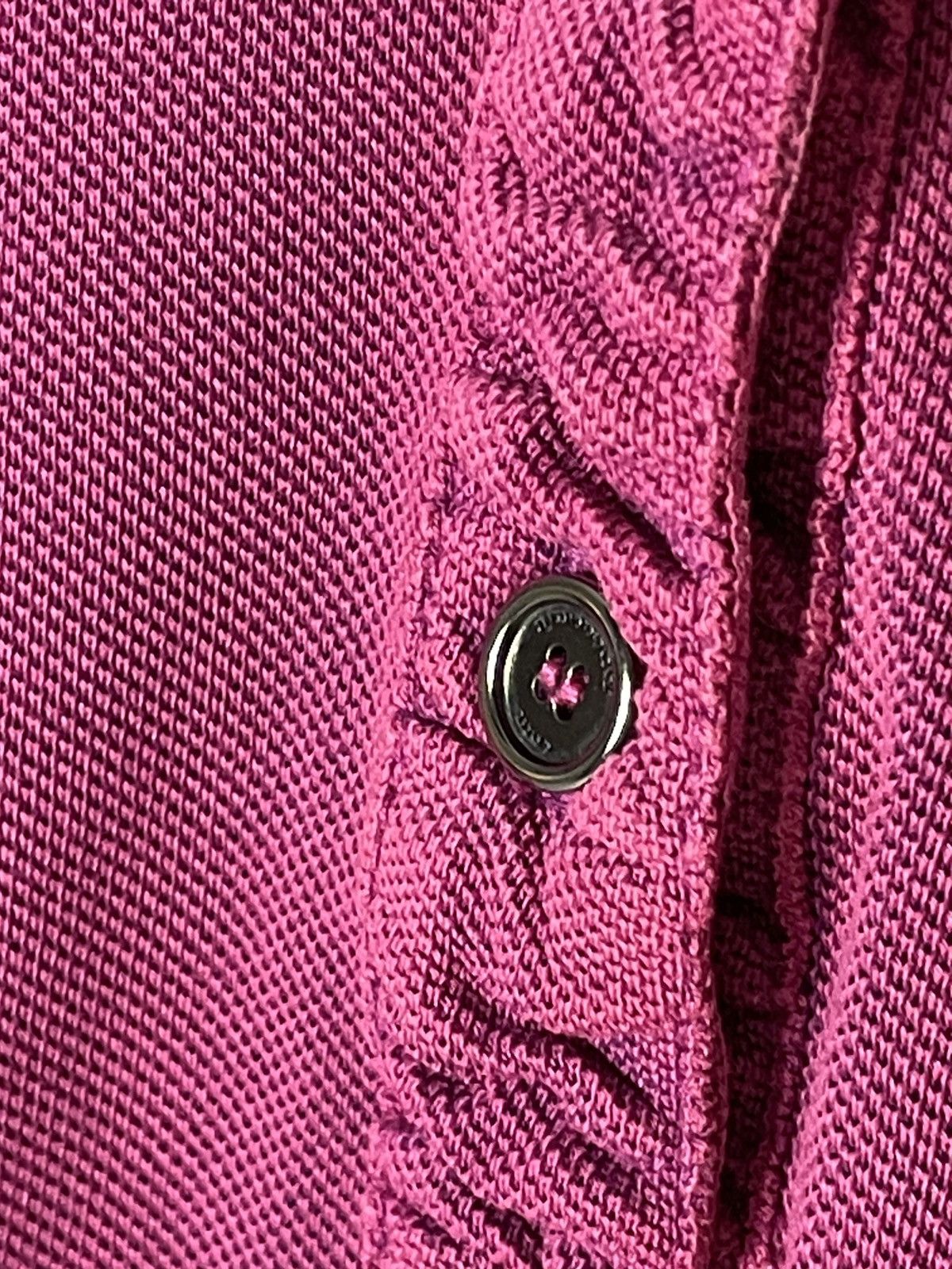 Burberry Burberry Brit Very Rare Y2K Purple Long Sleeve Polo T shirt Size L / US 10 / IT 46 - 9 Thumbnail
