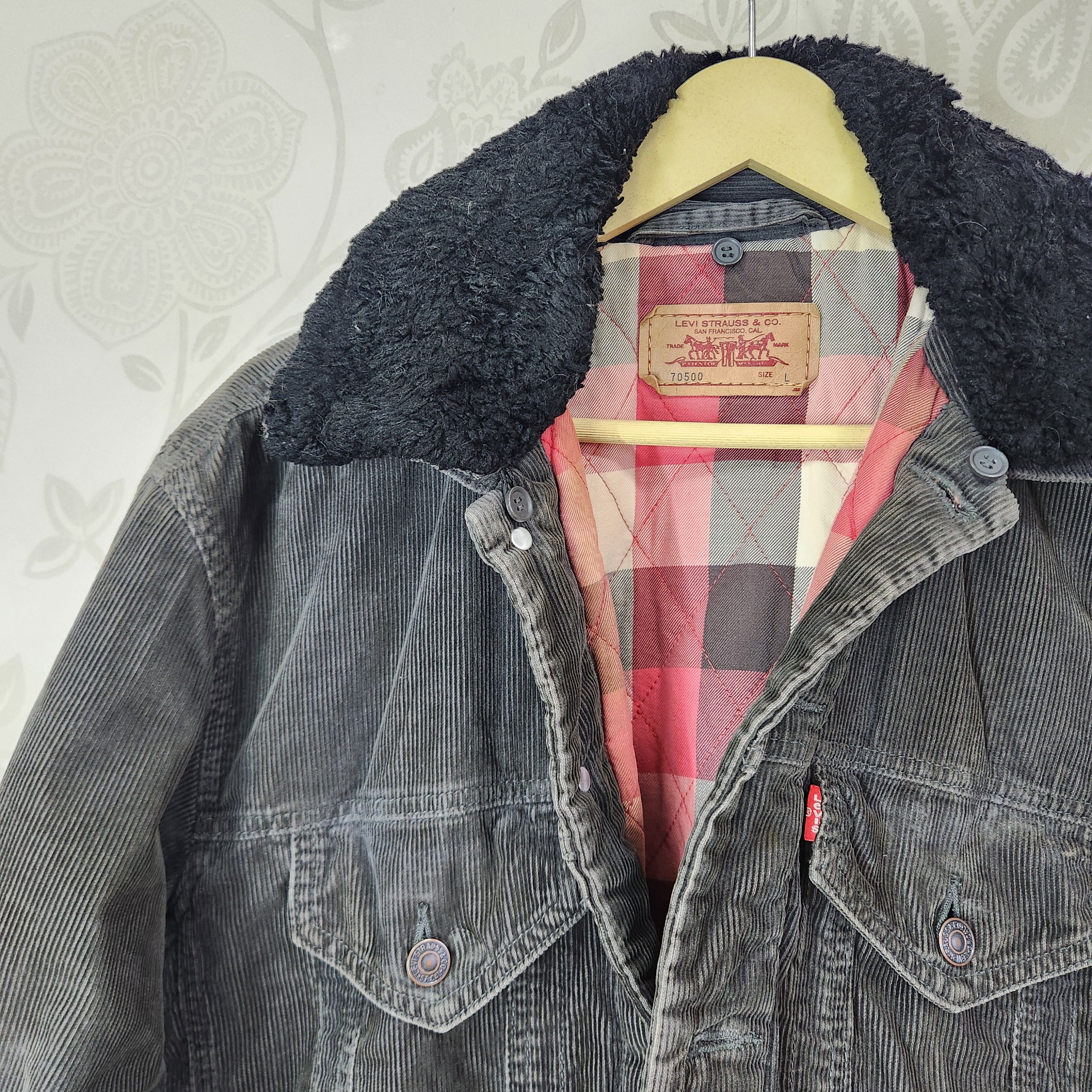 Levi's × Levi's Vintage Clothing Levis Trucker 70500 Blankets Jacket Size US L / EU 52-54 / 3 - 10 Thumbnail