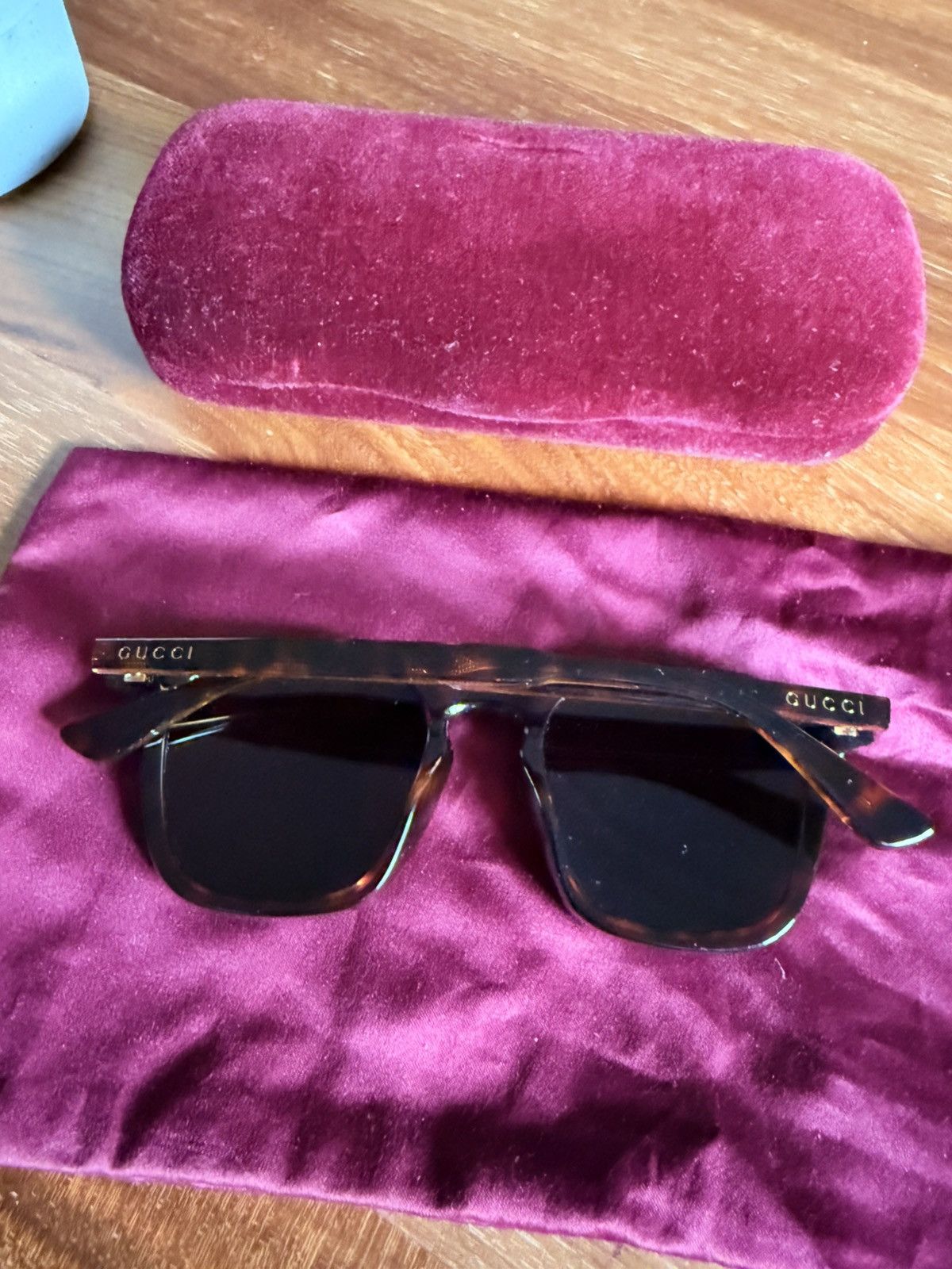 Gucci Men’s Gucci Square Frame Sunglasses Size ONE SIZE - 2 Thumbnail