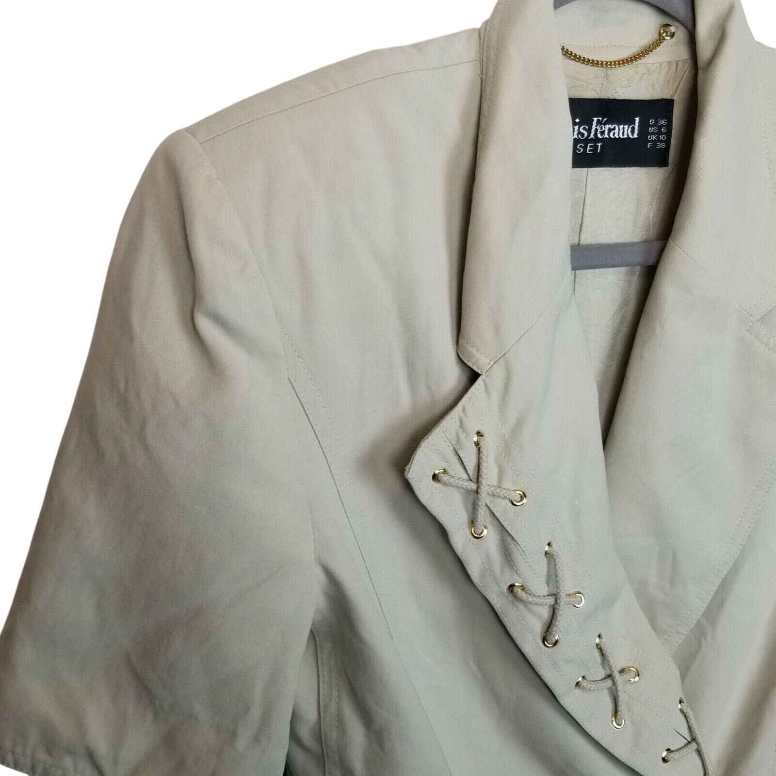 Louis Feraud Vintage Louis Feraud Womens 2 Pc Set Blazer Skirt Sz 6 Corp Size M / US 6-8 / IT 42-44 - 3 Thumbnail