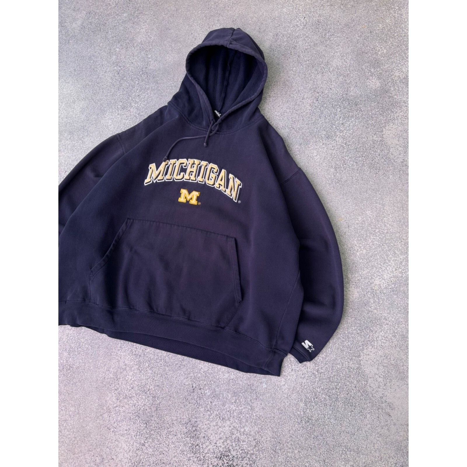 Starter VTG Starter Michigan Wolverines USA Boxy Oversized Fit Navy Size US L / EU 52-54 / 3 - 3 Thumbnail