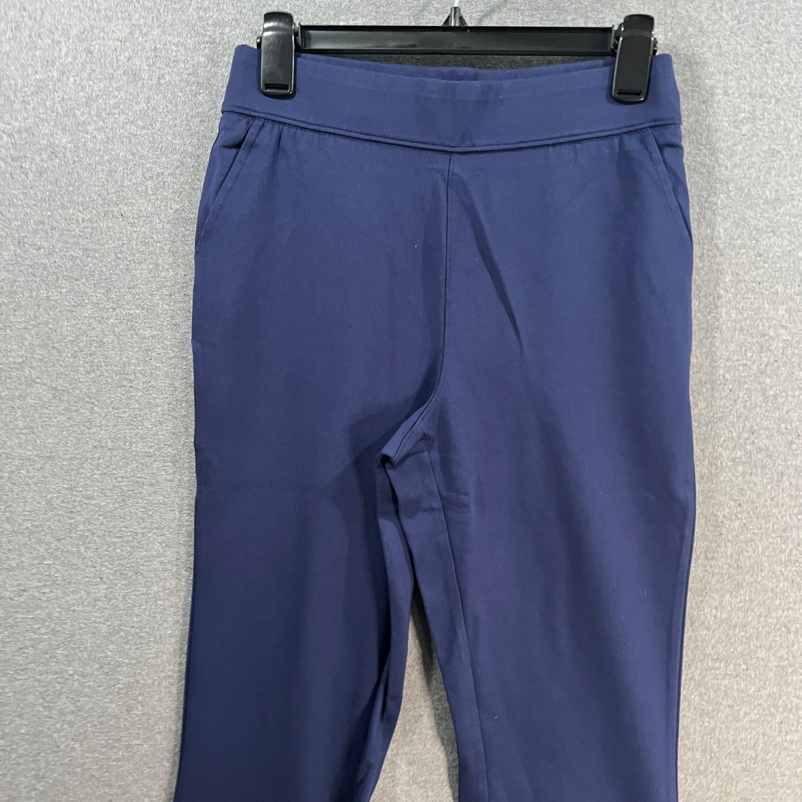 Other Denim & Co. Ponte Lightly Bootcut Pull On Pant Navy, X-Small Size 24" / US 00 / IT 34 - 5 Thumbnail