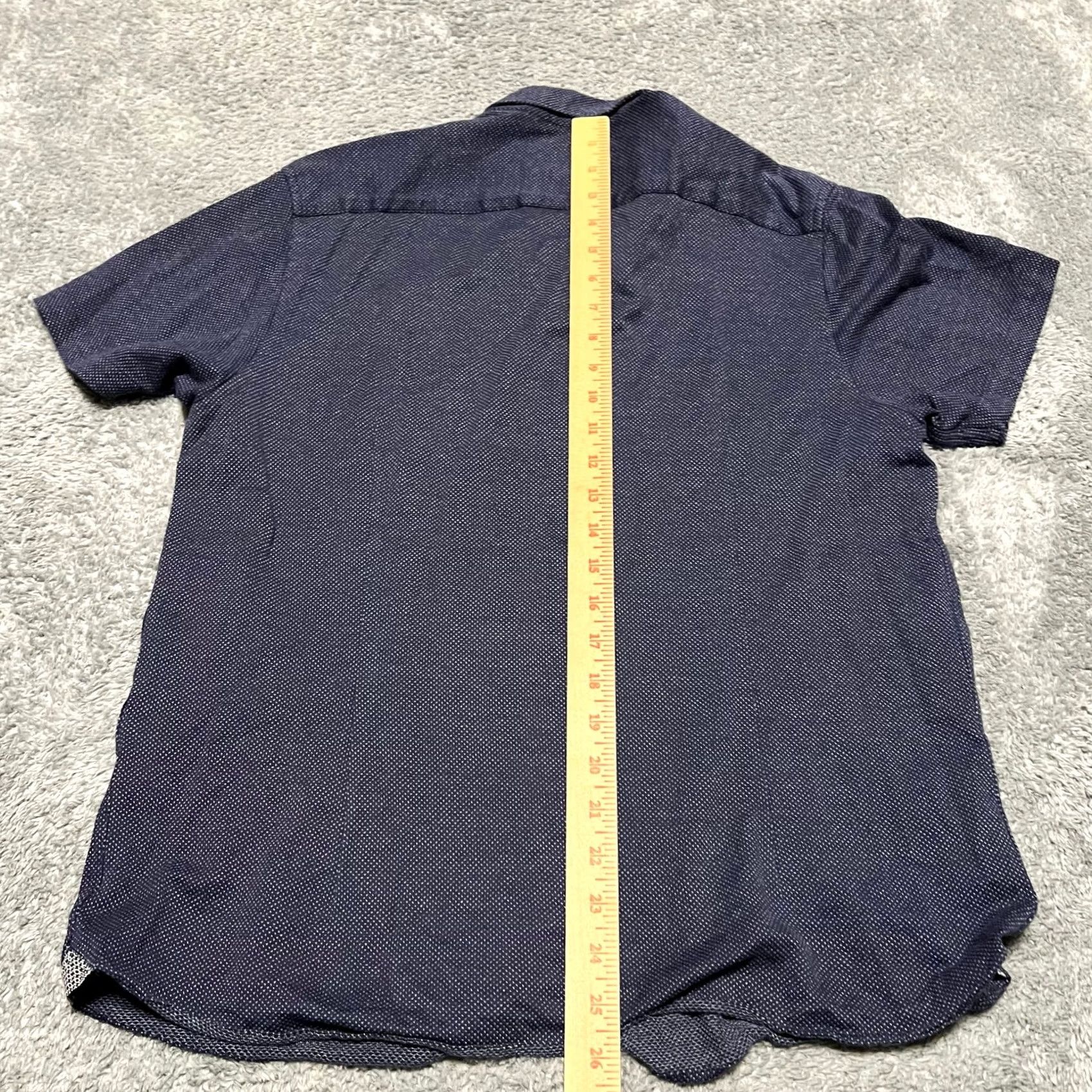 Ted Baker Ted Baker Shirt Small Blue Short Sleeve Button Mens Size US S / EU 44-46 / 1 - 5 Thumbnail