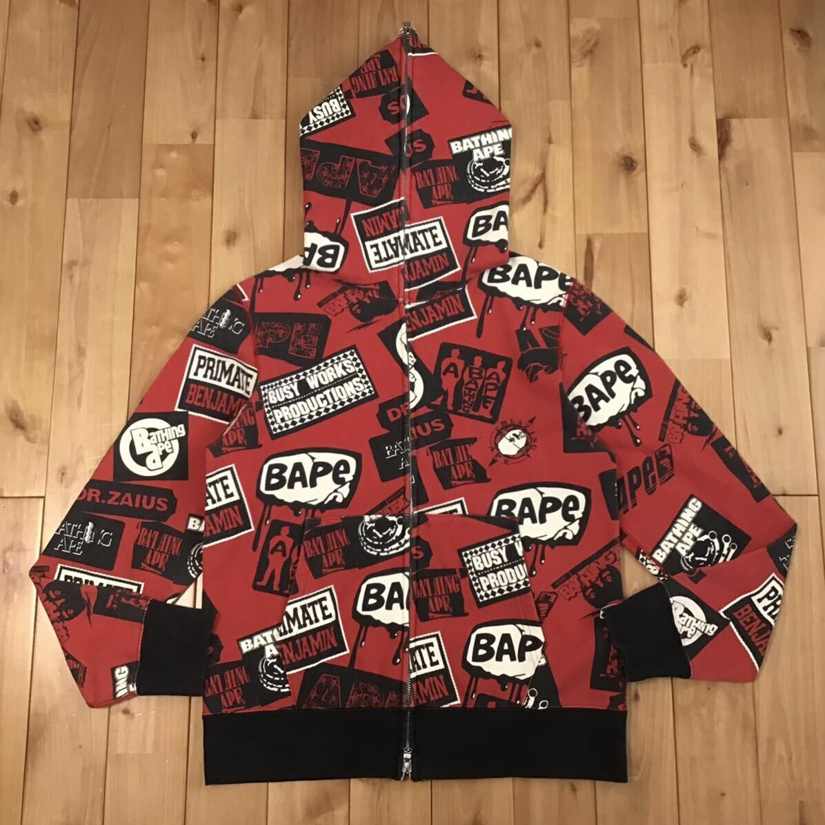 Bape × Nigo BAPE Mix logo full zip hoodie a bathing ape NIGO Size US M / EU 48-50 / 2 - 1 Thumbnail