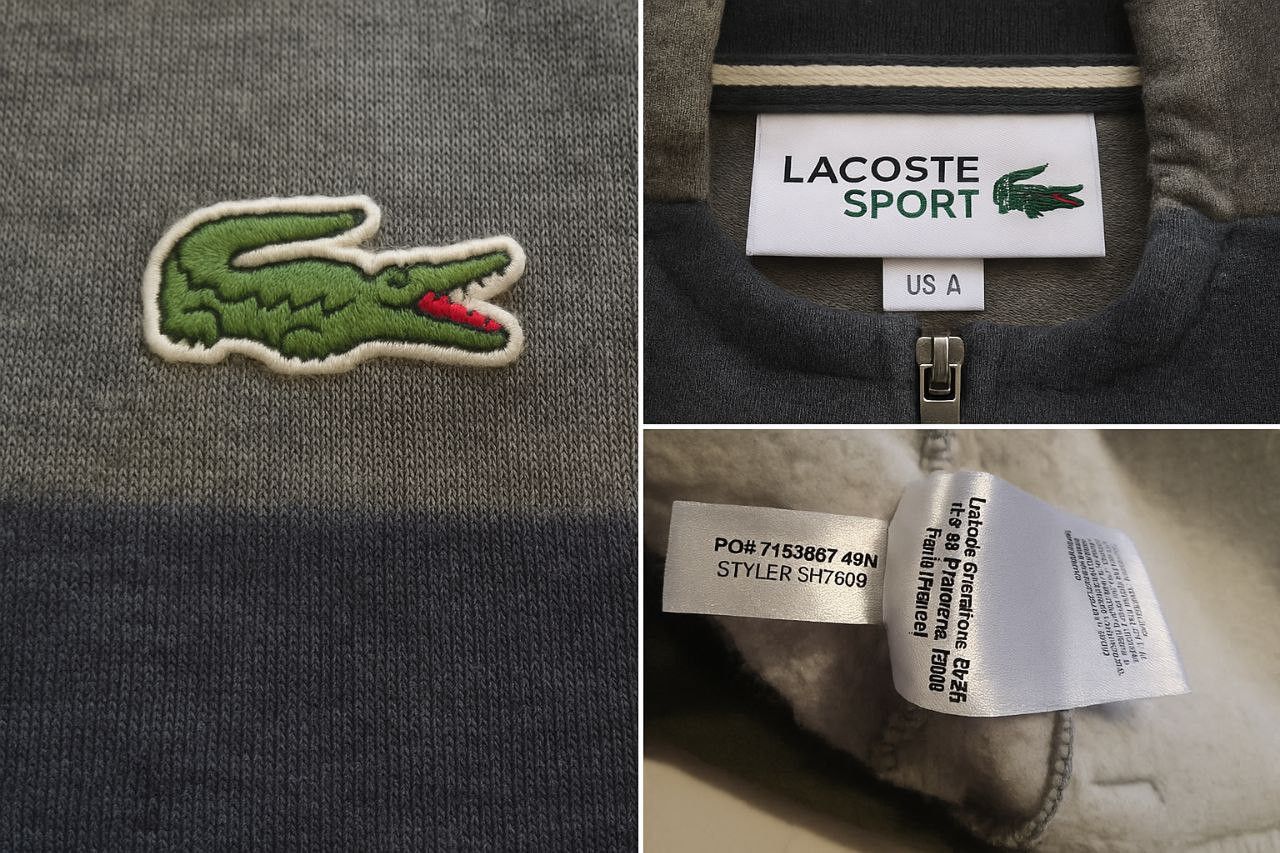 Lacoste Lacoste Sport Zip Hoodie – Grey – Size M Size US M / EU 48-50 / 2 - 3 Thumbnail