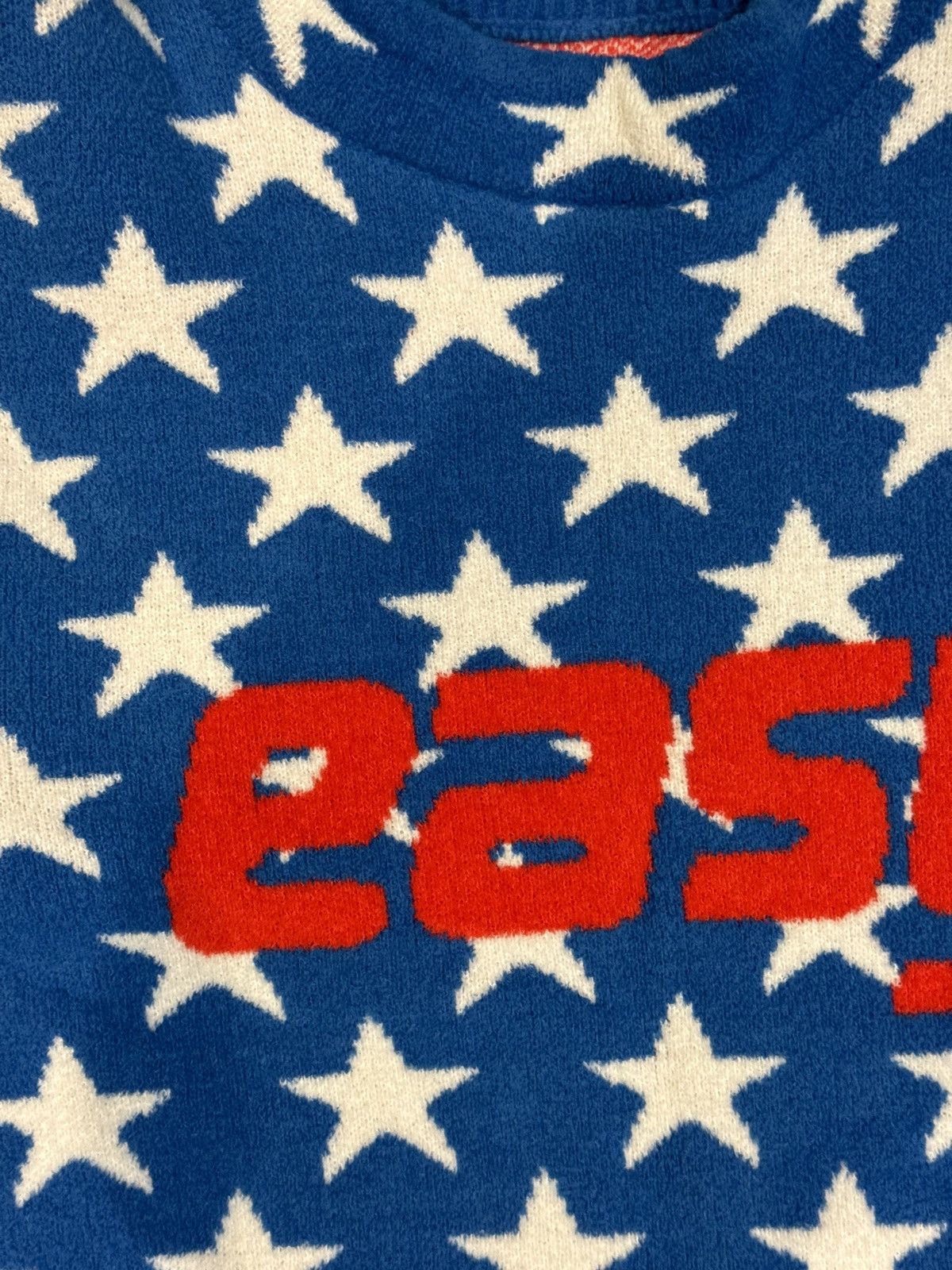 ERL ERL mock-neck intarsia-knit Blue Star jumper Sweater Size US S / EU 44-46 / 1 - 4 Thumbnail