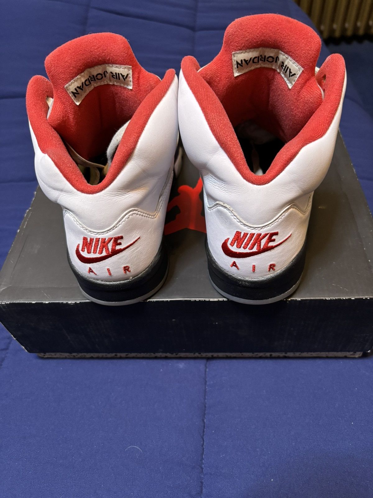 Jordan Brand Jordan 5 Retro Fire Red 2020 Size 8.5 Size US 8.5 / EU 41-42 - 5 Thumbnail