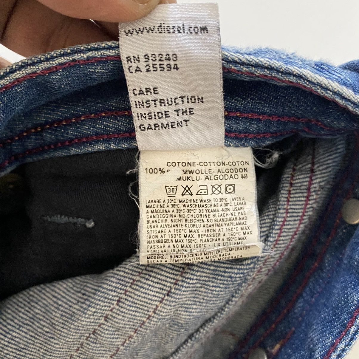 Diesel ✨Diesel Industry denim division jeans Size US 31 - 12 Thumbnail