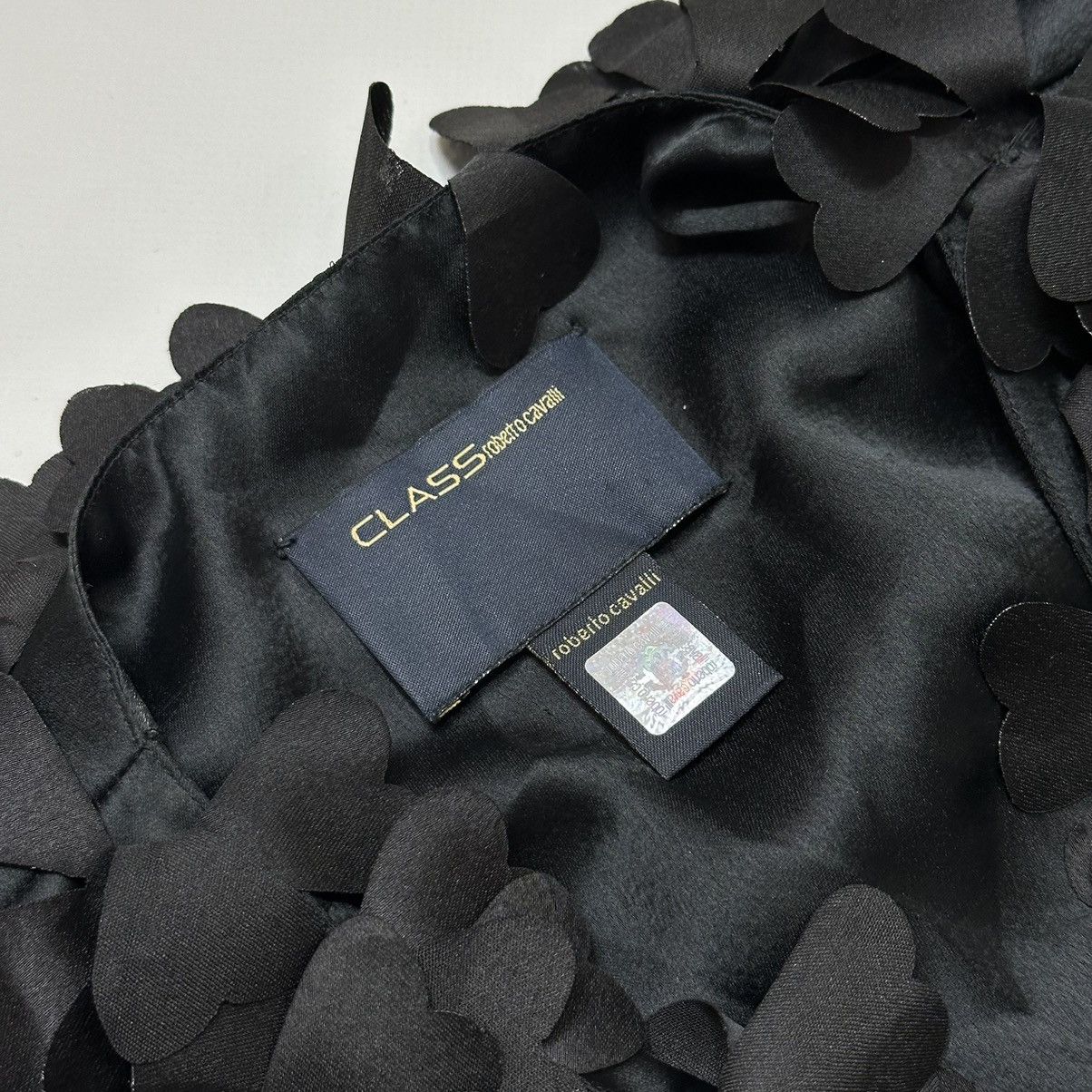 Roberto Cavalli 🖤 Roberto Cavalli heart application avant-garde goth jacket Size M / US 6-8 / IT 42-44 - 4 Thumbnail