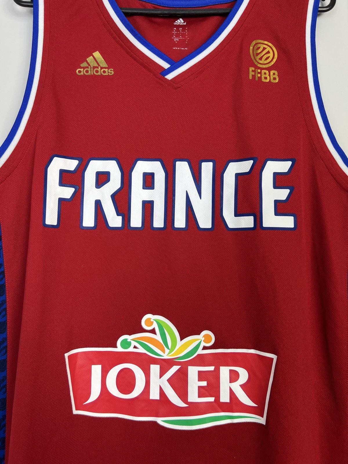 Adidas Jersey Adidas France National Team 2015 Basketball Joker Size US M / EU 48-50 / 2 - 2 Thumbnail