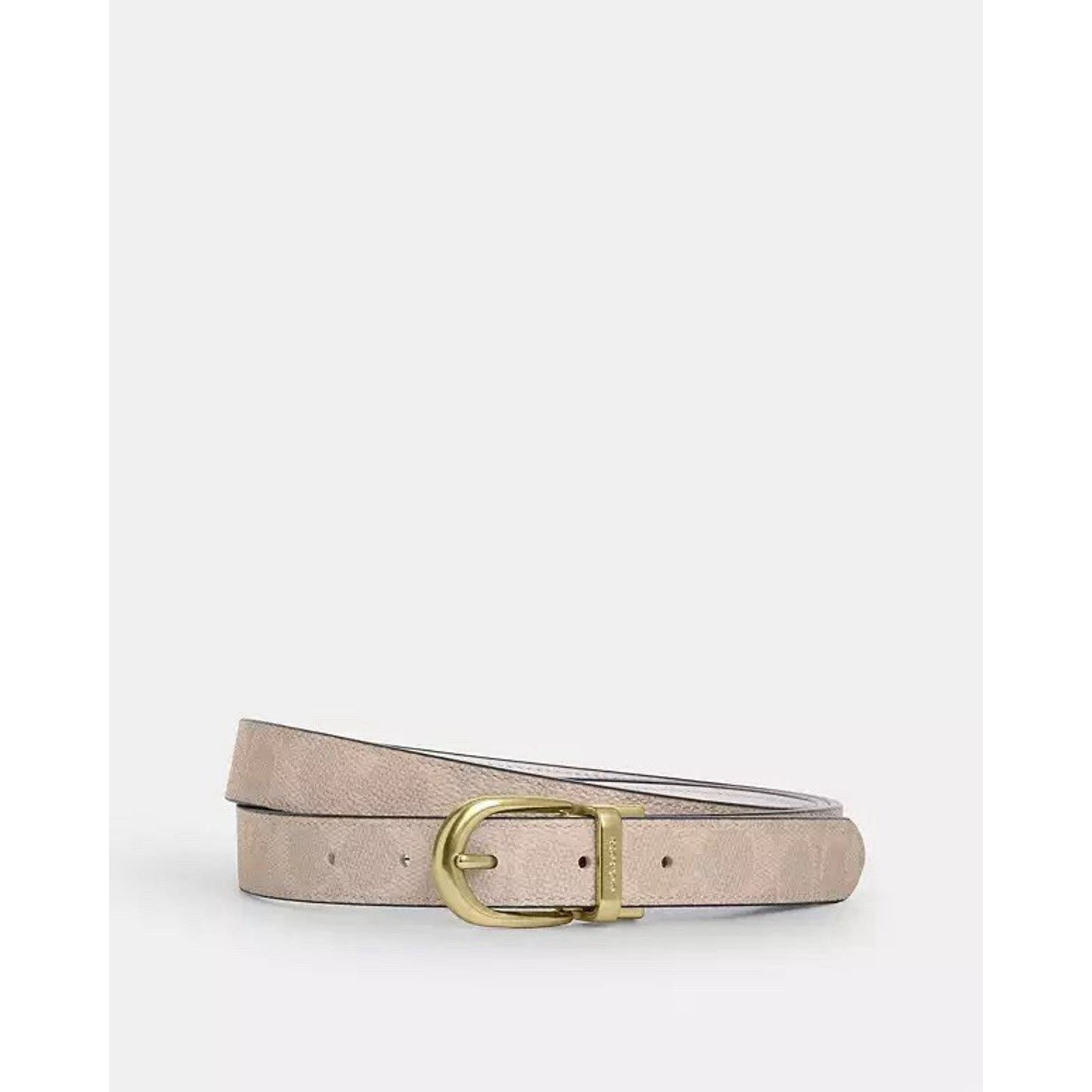 Coach NWT Coach Cut To Size Reversible Belt 25Mm Sand/Chalk CX057 Size ONE SIZE - 6 Thumbnail